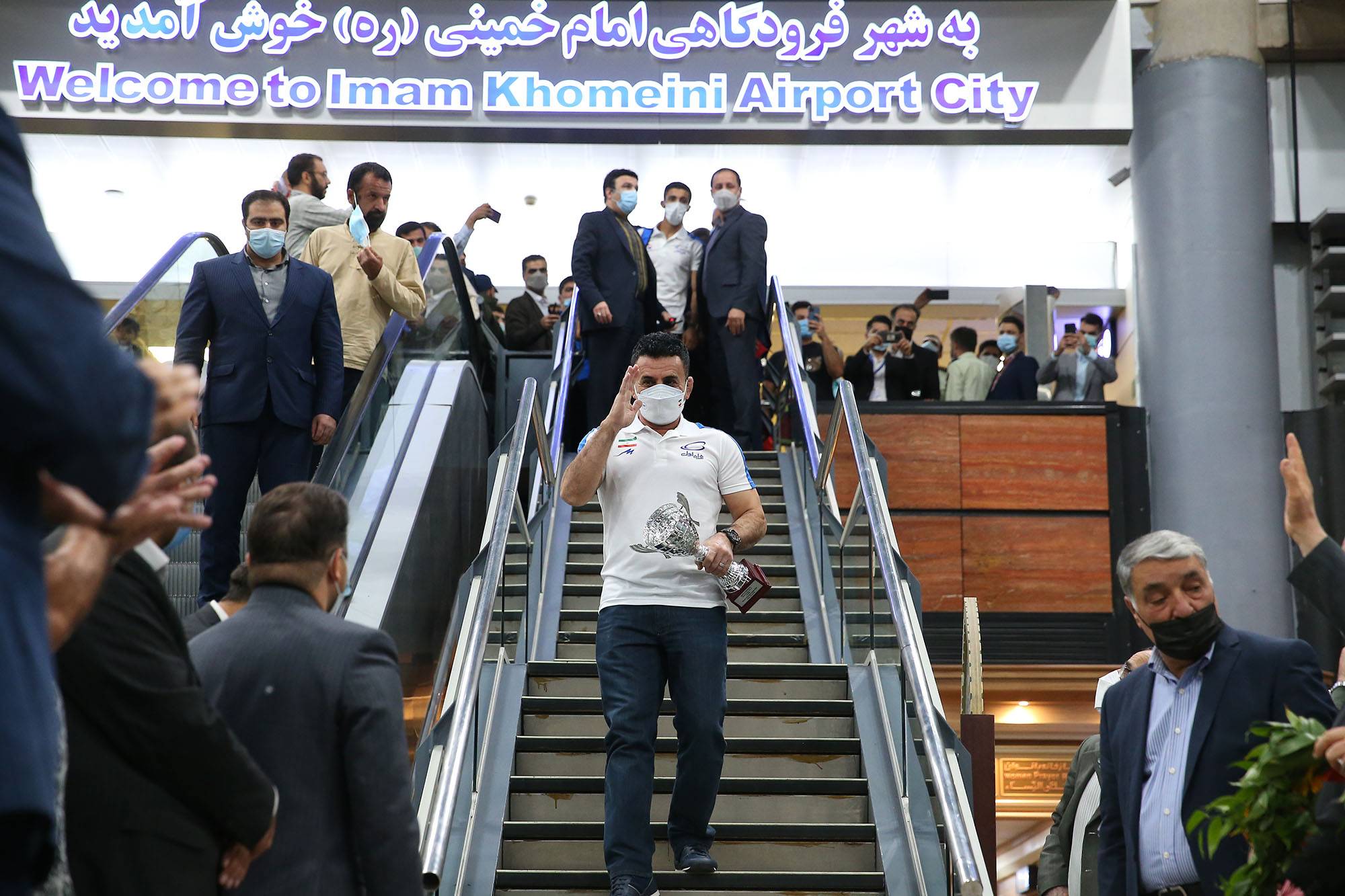 استقبال از تیم ملی کشتی فرنگی 2