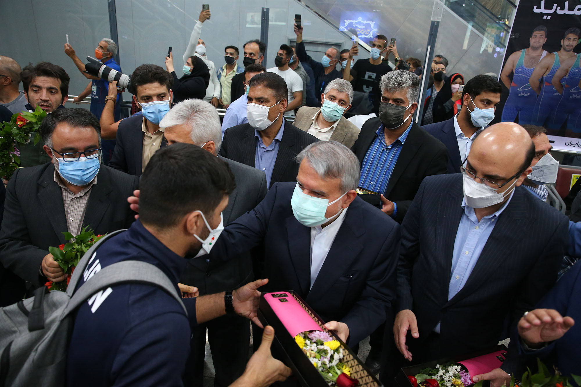 استقبال از تیم ملی کشتی فرنگی 6