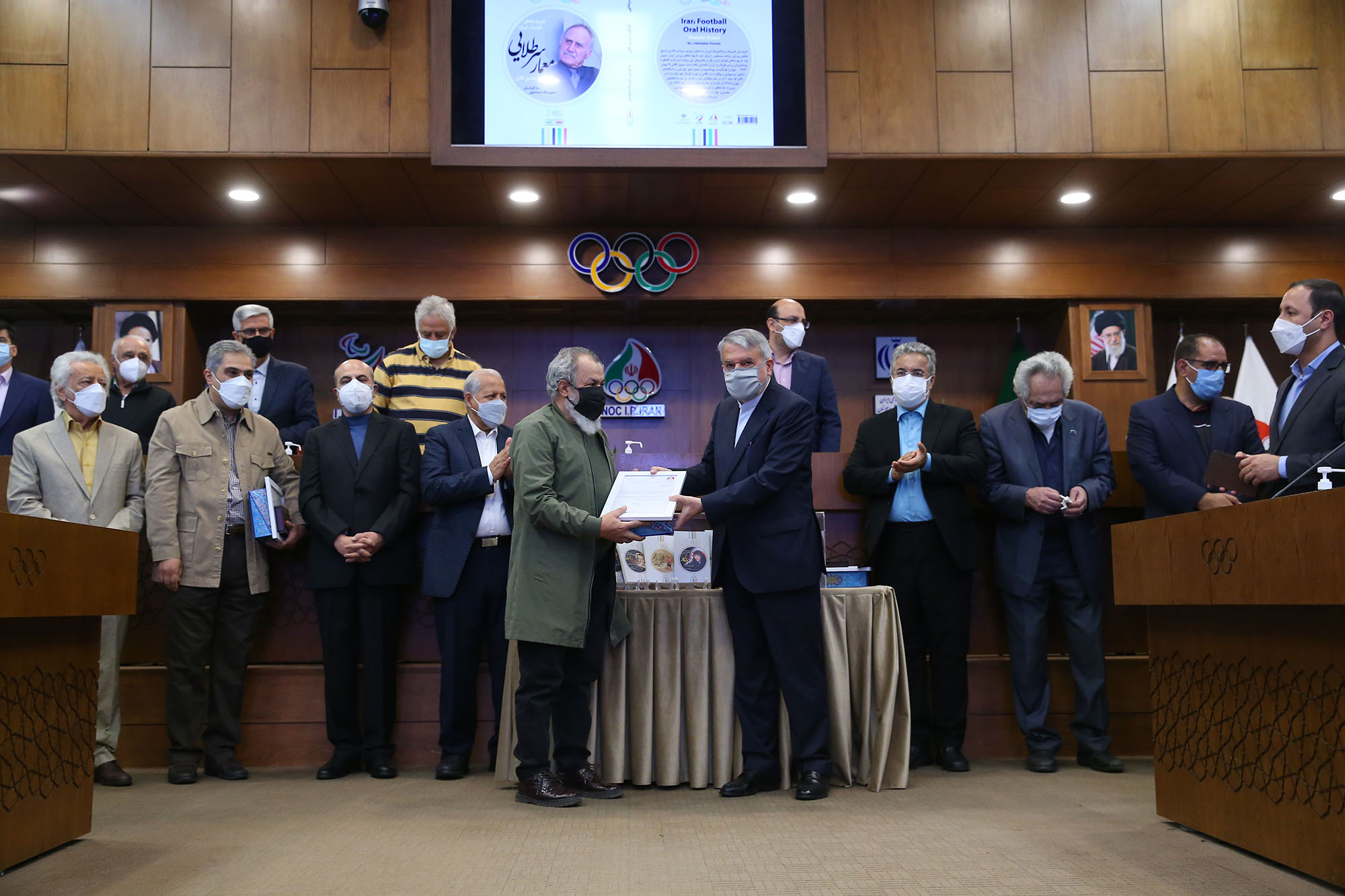 مراسم رونمایی از دستاوردهای تاریخ شفاهی ورزش ایران 45