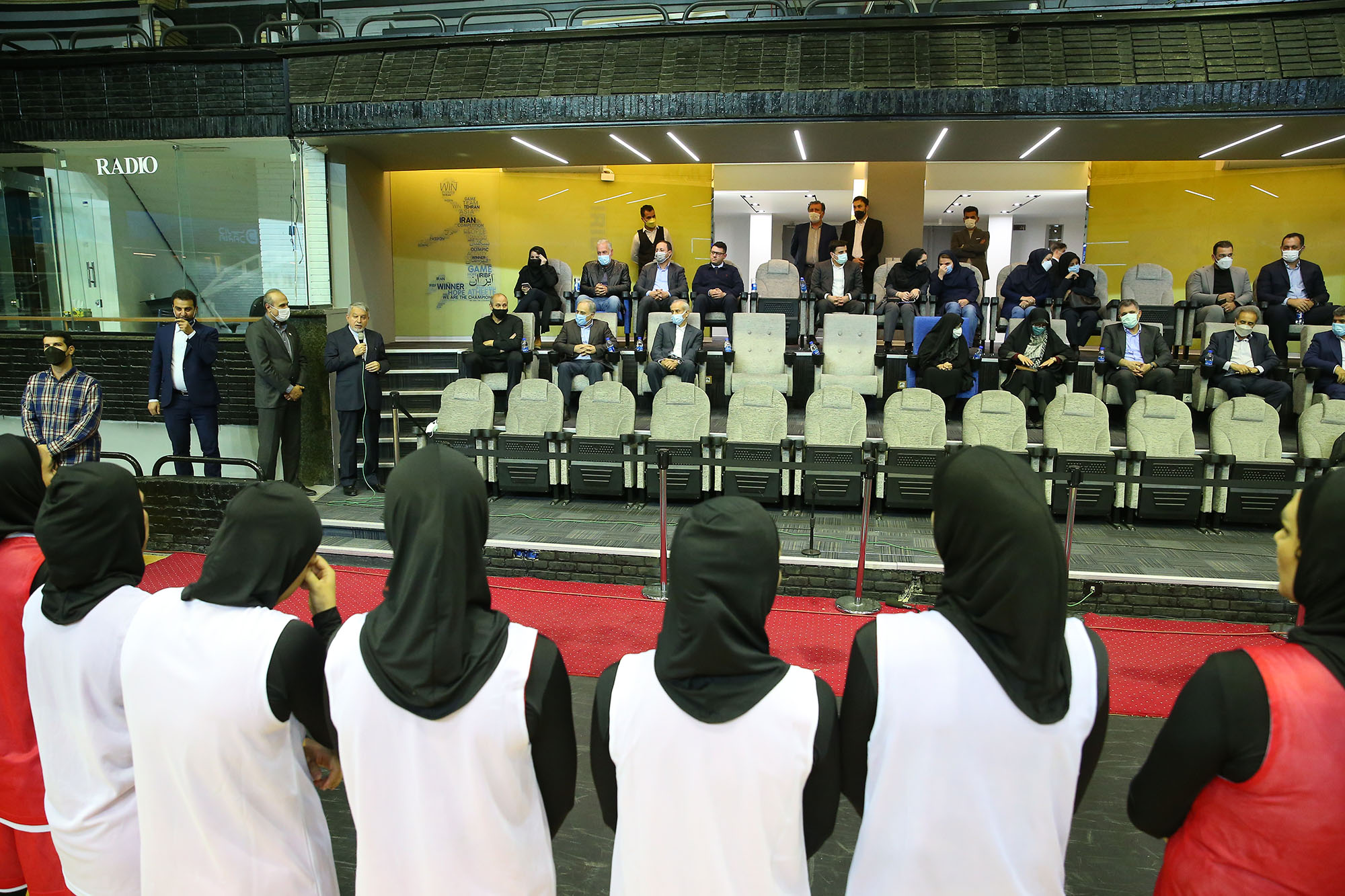 بازدید مسوولان کمیته المپیک از اردو تیم ملی بسکتبال زنان 14