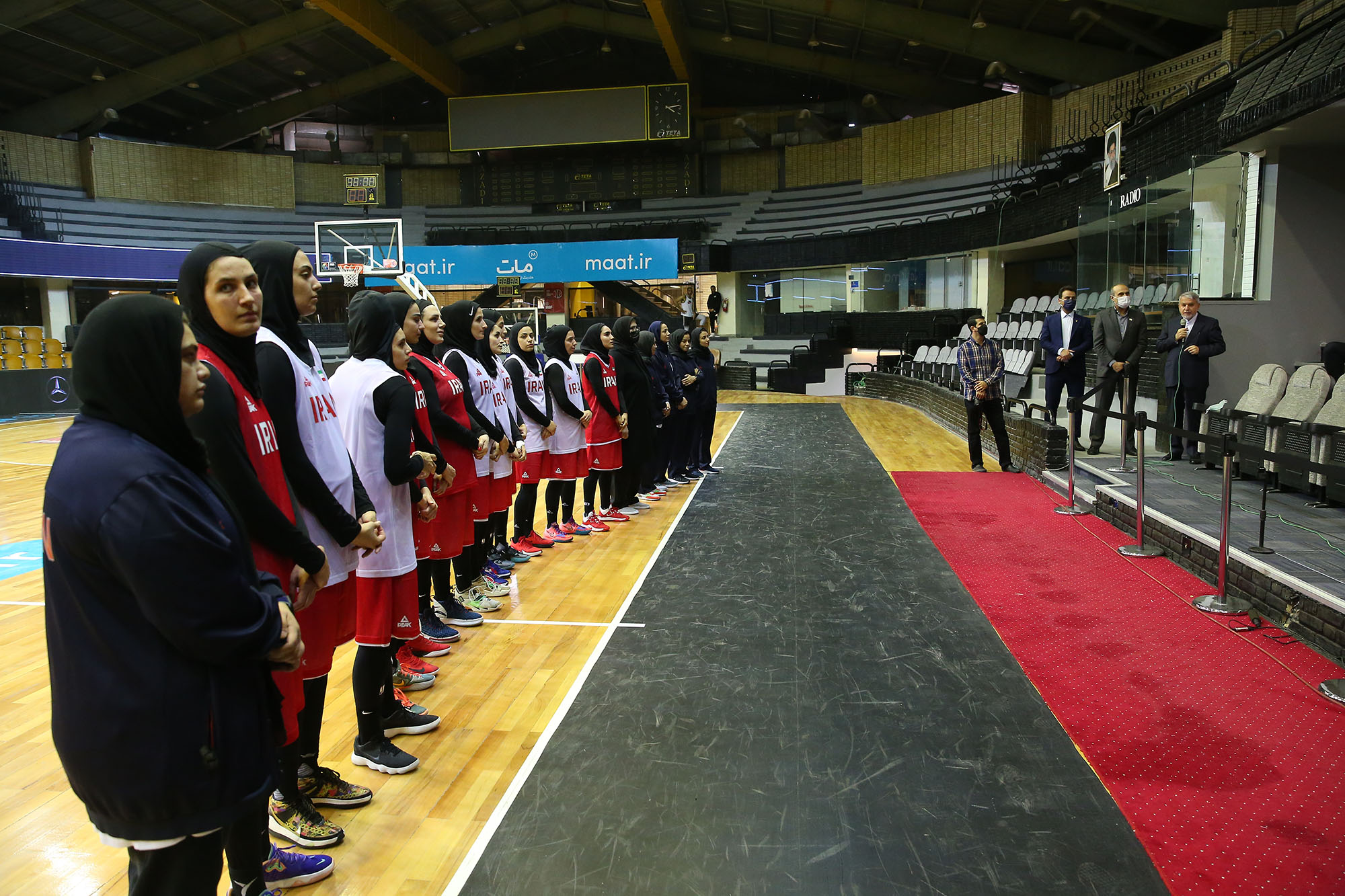بازدید مسوولان کمیته المپیک از اردو تیم ملی بسکتبال زنان 15