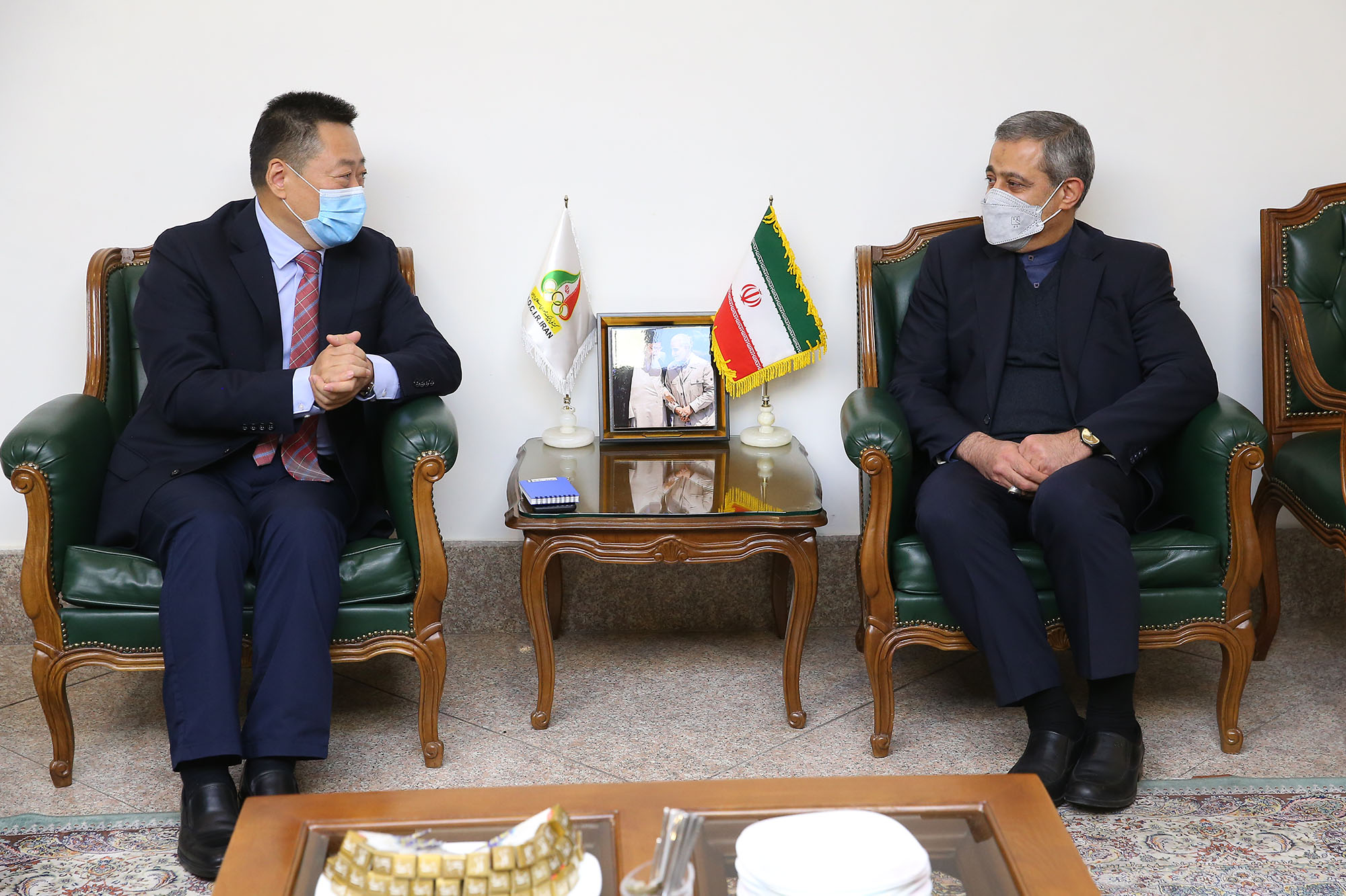 دیدار دبیرکل کمیته ملی المپیک با مسوولان سفارت چین در ایران 1