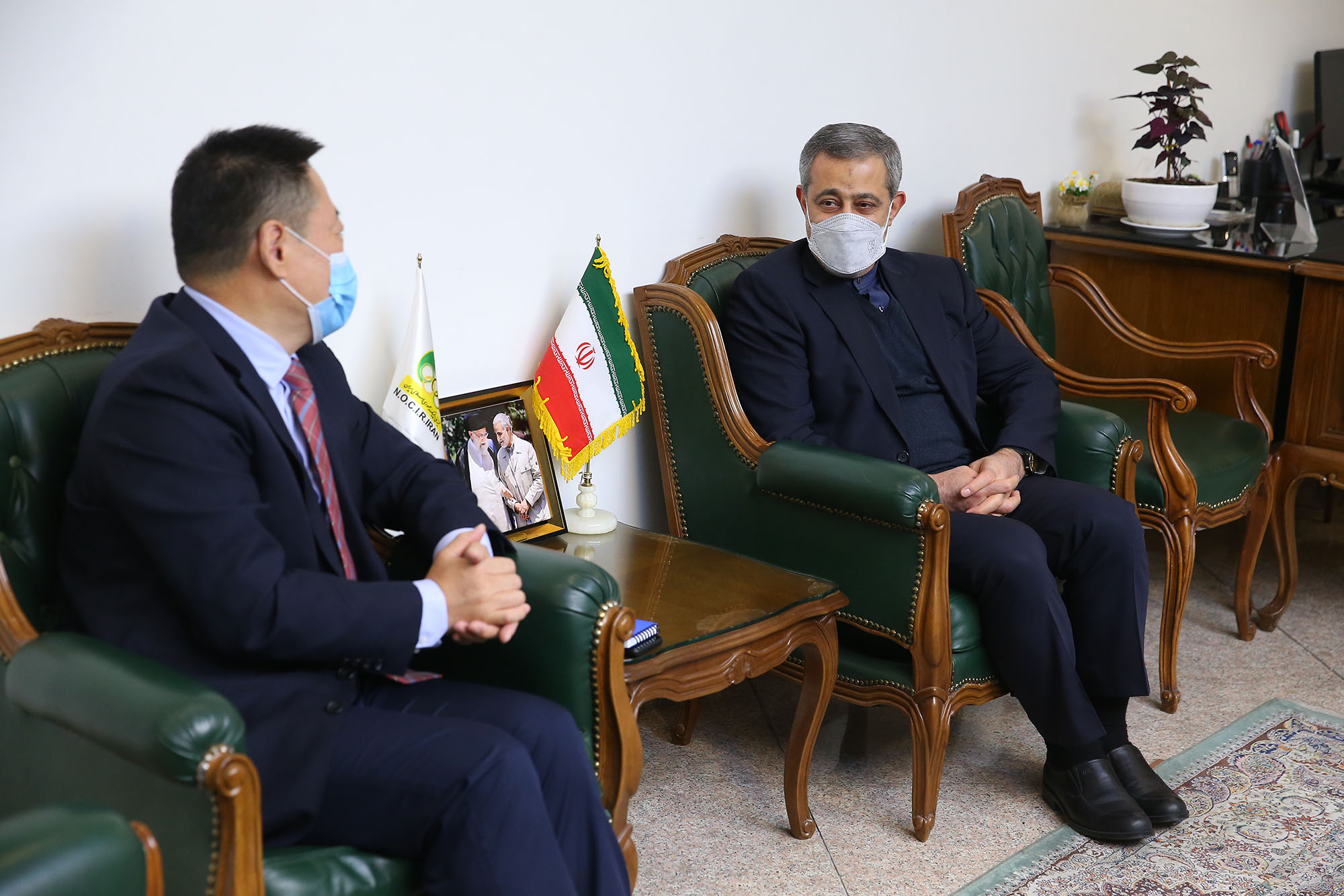 دیدار دبیرکل کمیته ملی المپیک با مسوولان سفارت چین در ایران 2