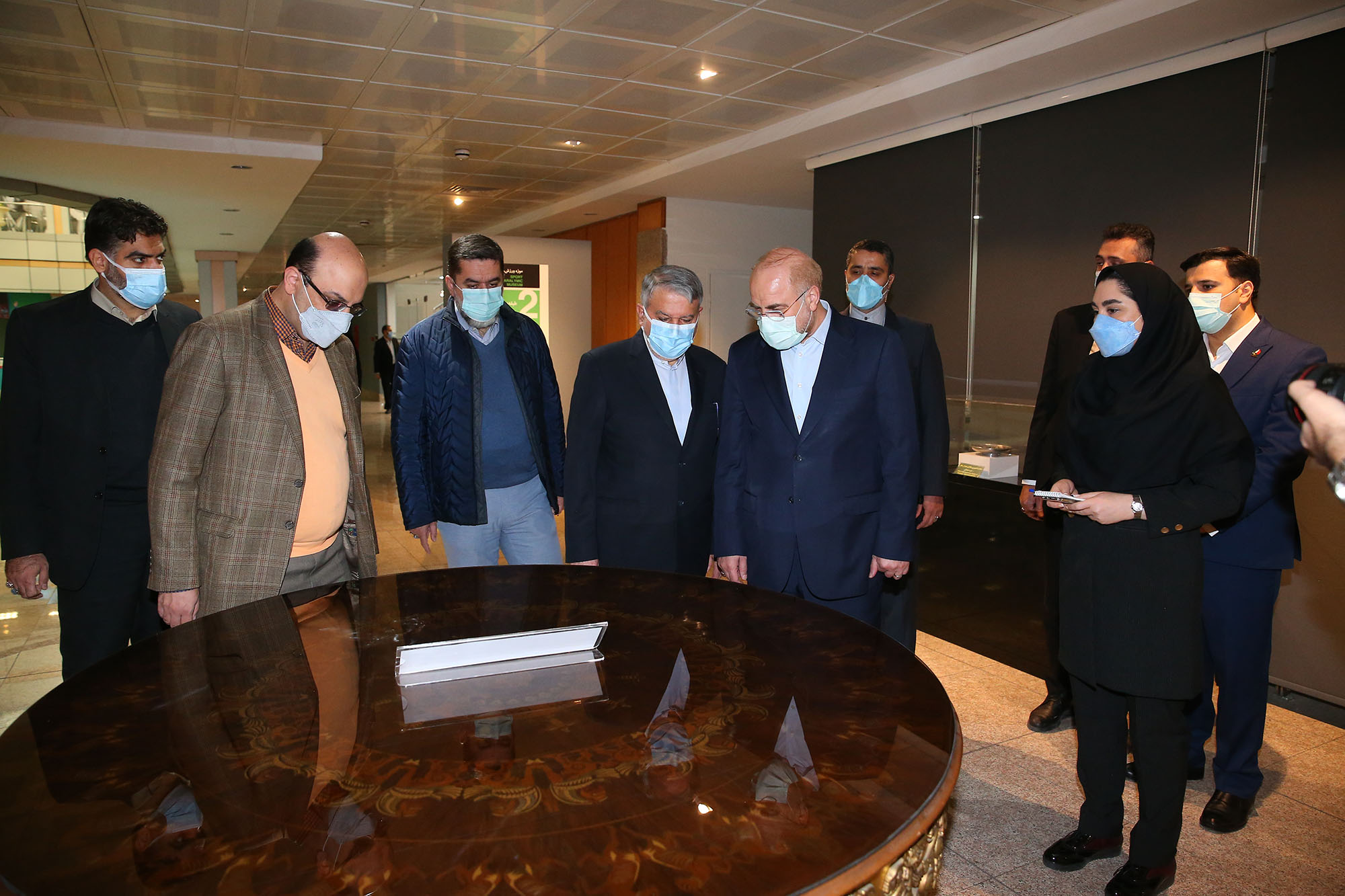 مراسم رونمایی از تندیس قهرمانان ورزش کشور با حضور رییس مجلس شورای اسلامی 5