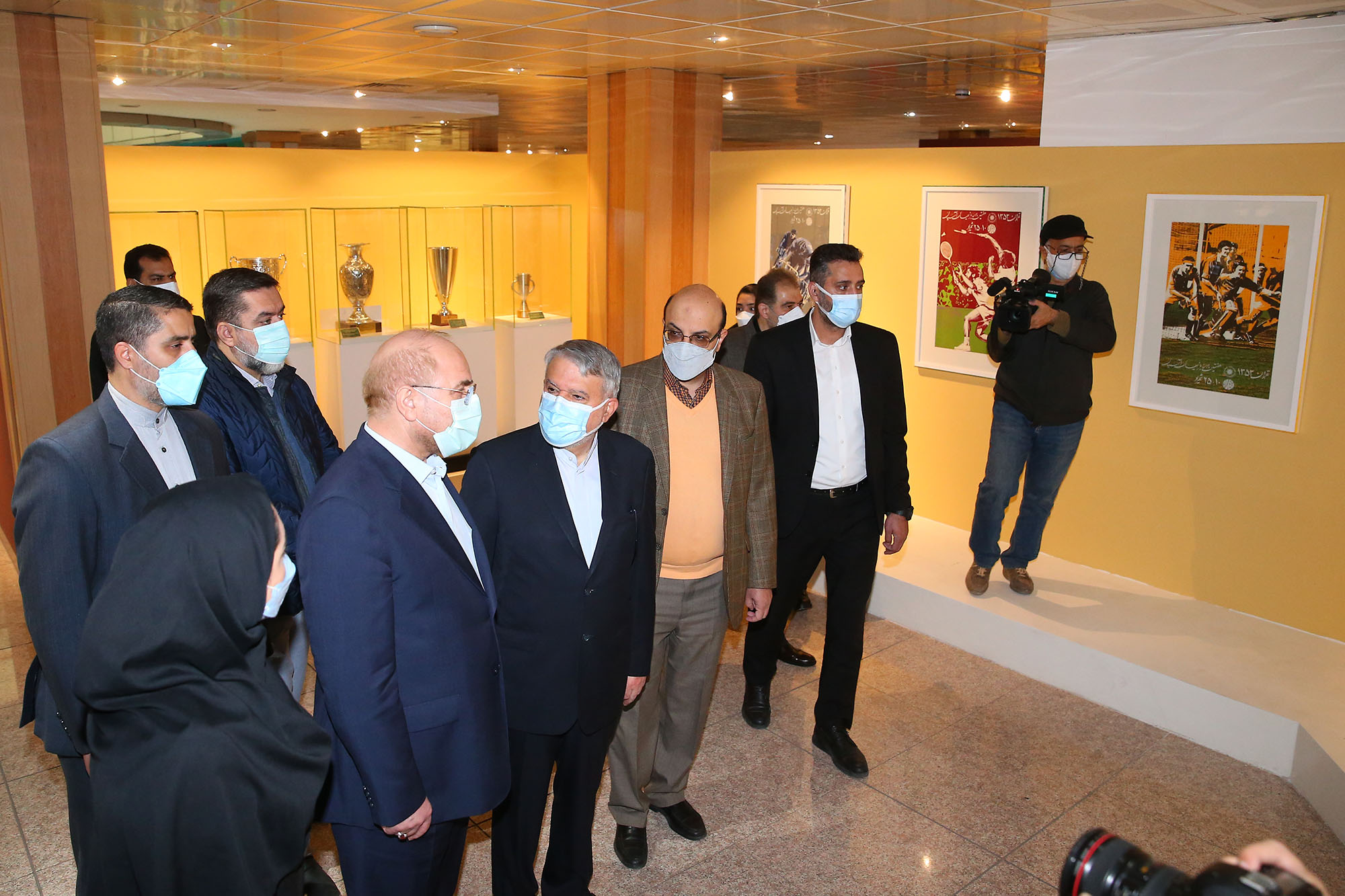 مراسم رونمایی از تندیس قهرمانان ورزش کشور با حضور رییس مجلس شورای اسلامی 10