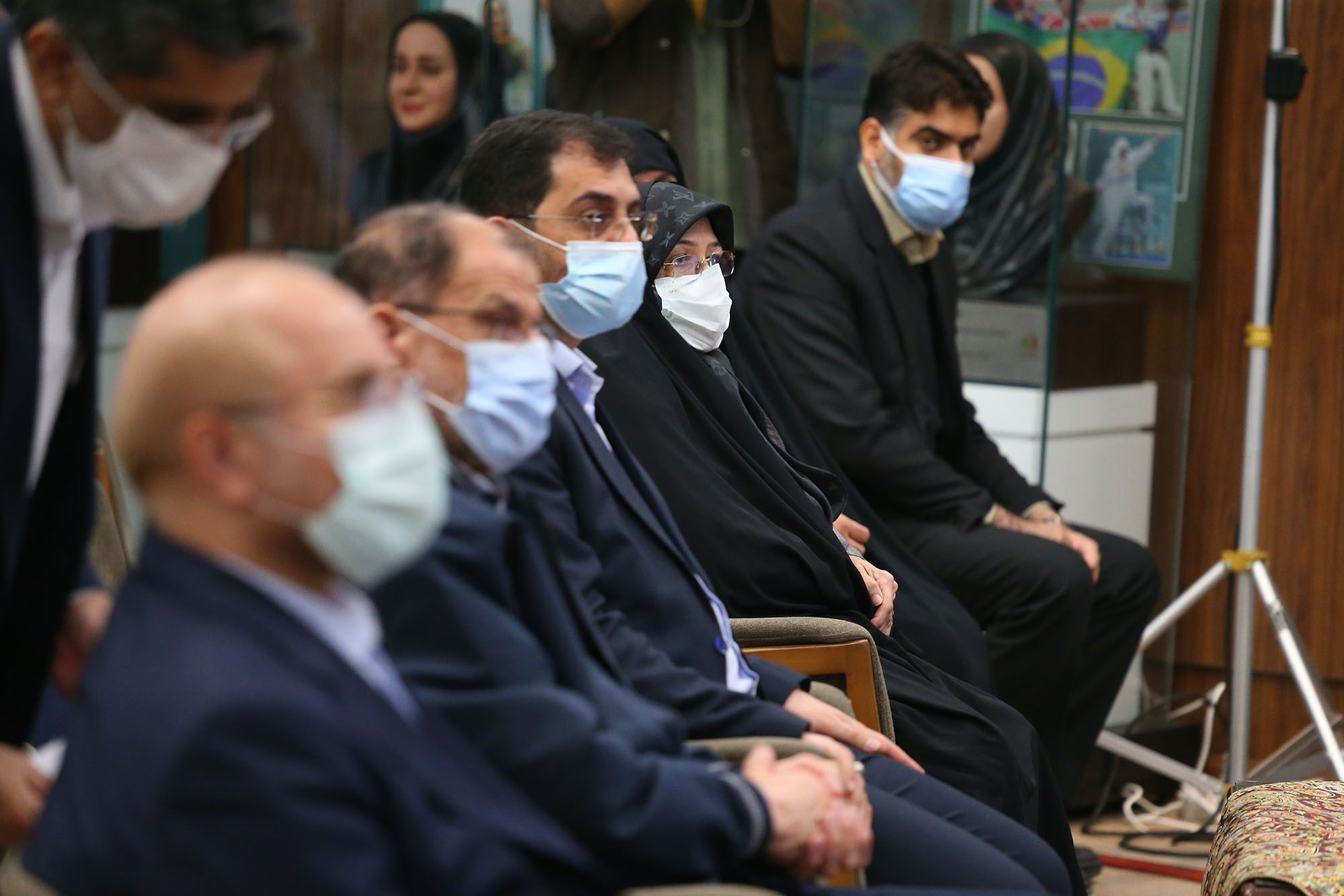 مراسم رونمایی از تندیس قهرمانان ورزش کشور با حضور رییس مجلس شورای اسلامی 28