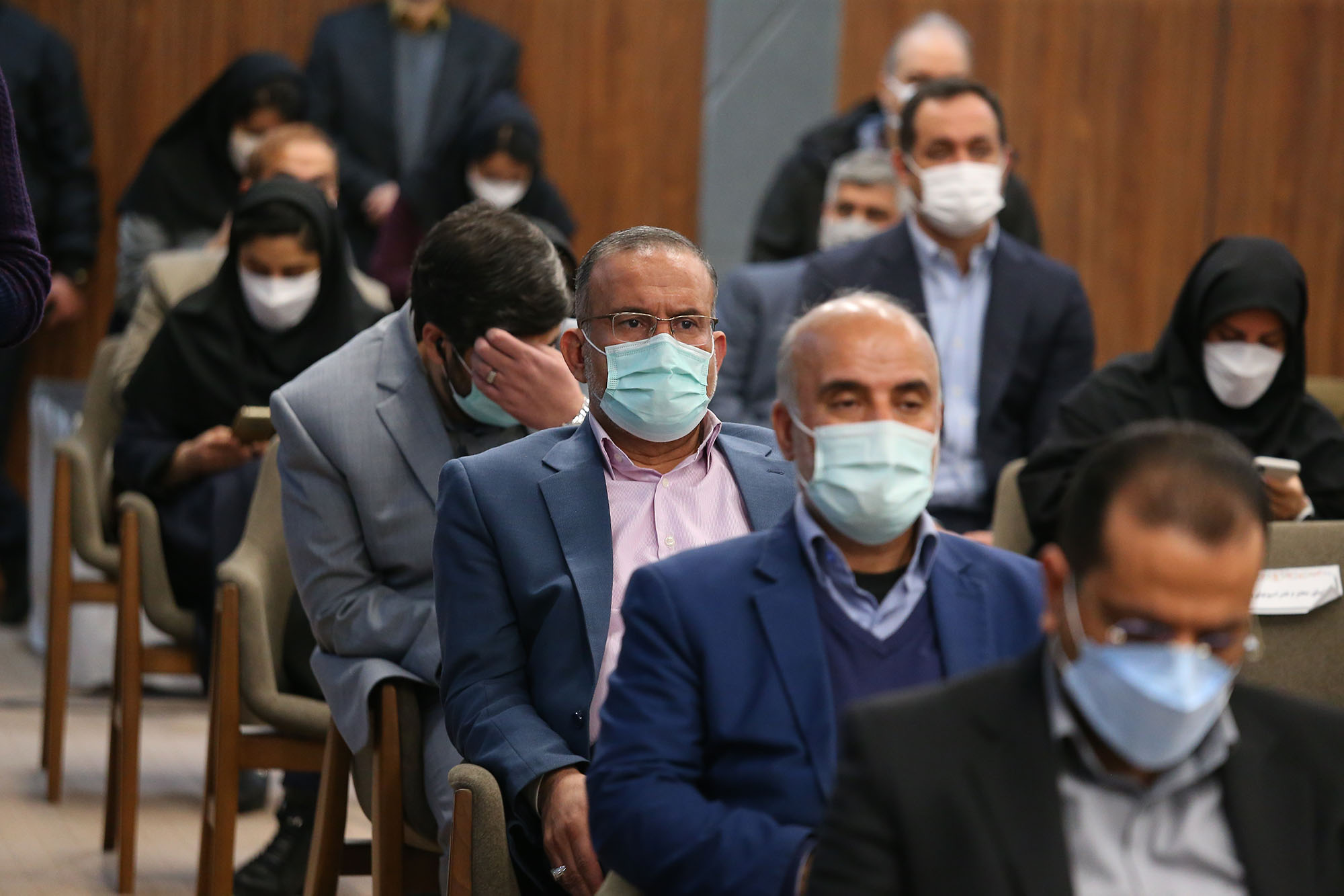 مراسم رونمایی از تندیس قهرمانان ورزش کشور با حضور رییس مجلس شورای اسلامی 34