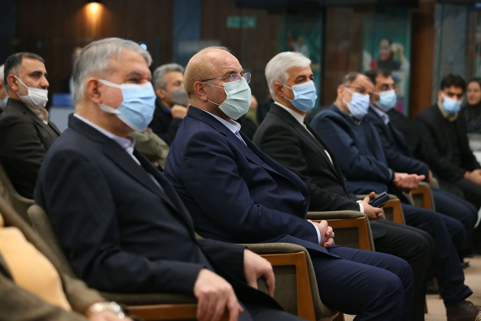 مراسم رونمایی از تندیس قهرمانان ورزش کشور با حضور رییس مجلس شورای اسلامی 39