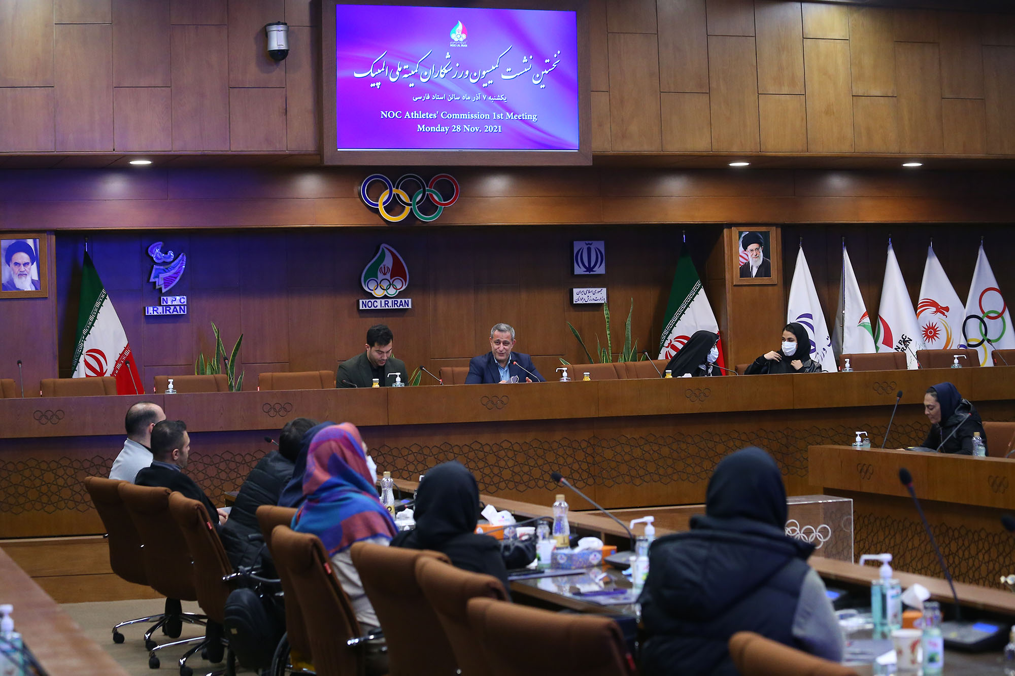 نخستین نشست کمیسیون ورزشکاران کمیته ملی المپیک 22