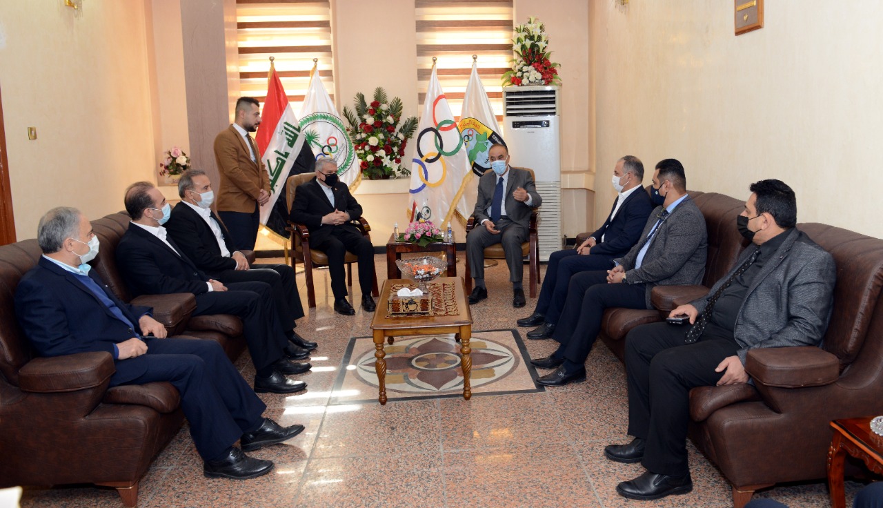 دیدارهای ریاست کمیته ملی المپیک در کشور عراق 7