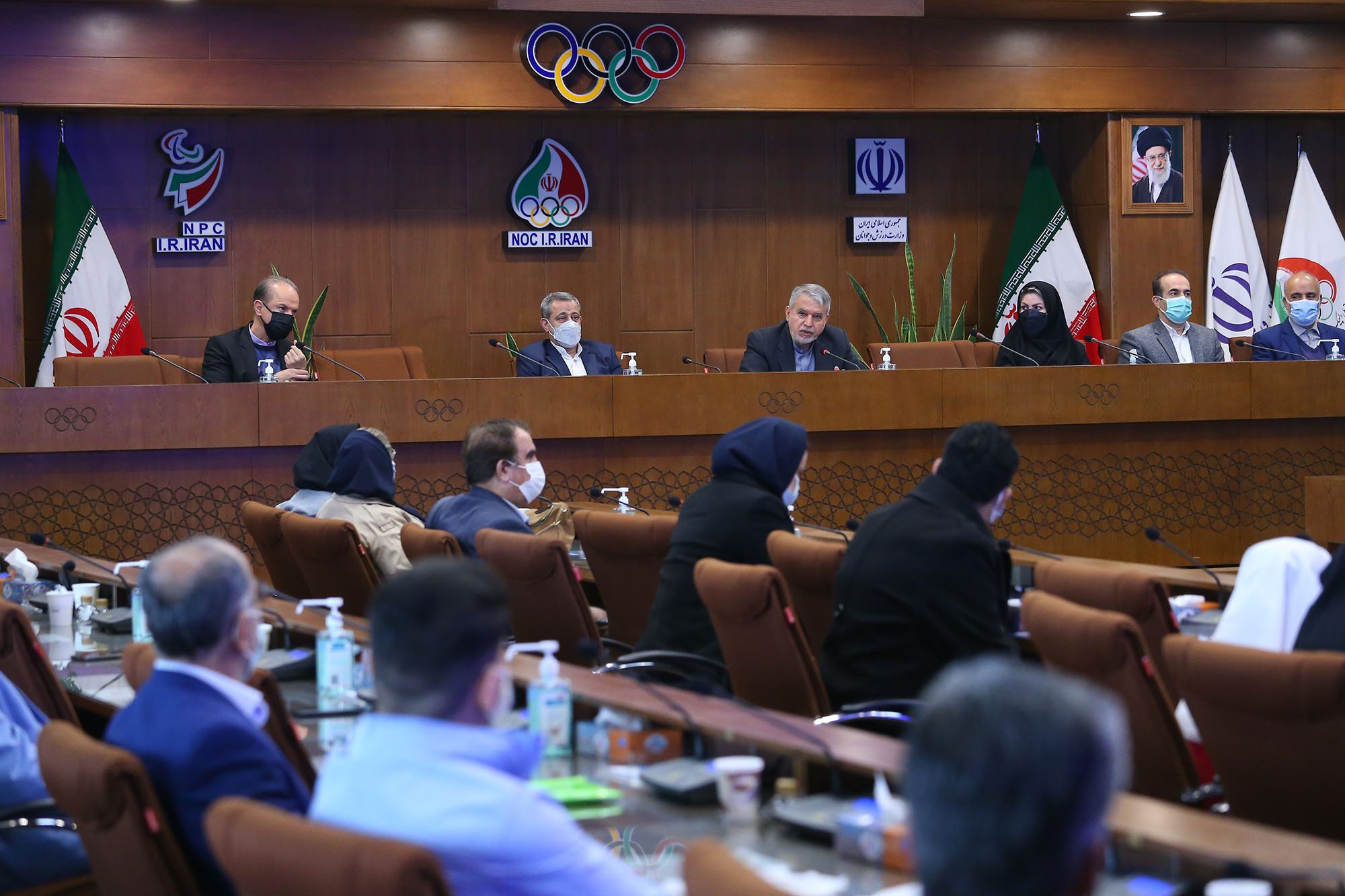 نشست صمیمی ریاست کمیته المپیک با پرسنل کمیته 1