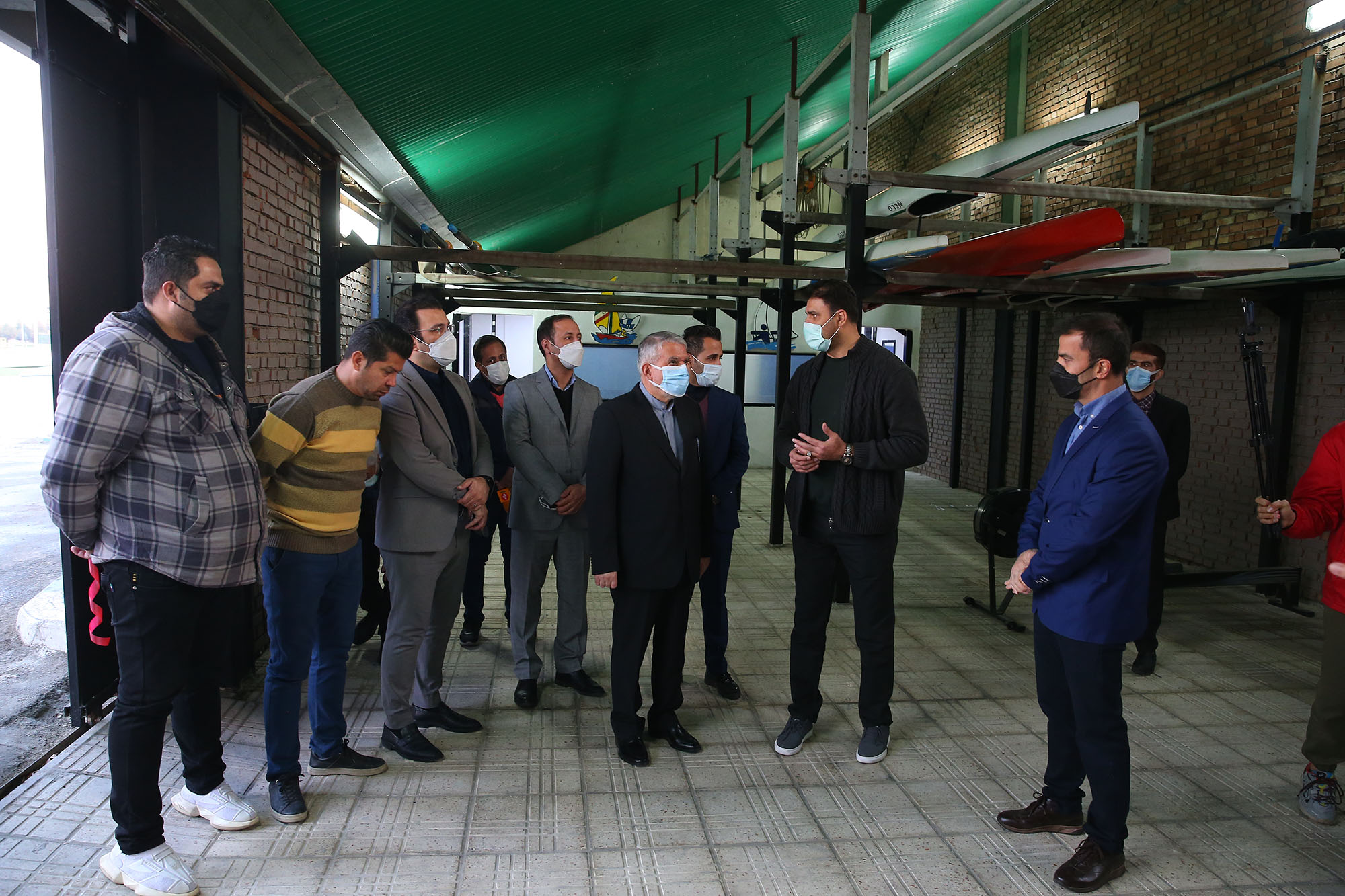 بازدید ریاست کمیته ملی المپیک از اردو تیم ملی قایقرانی و وزنه برداری 1