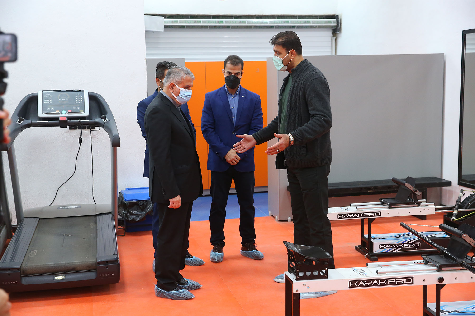 بازدید ریاست کمیته ملی المپیک از اردو تیم ملی قایقرانی و وزنه برداری 2