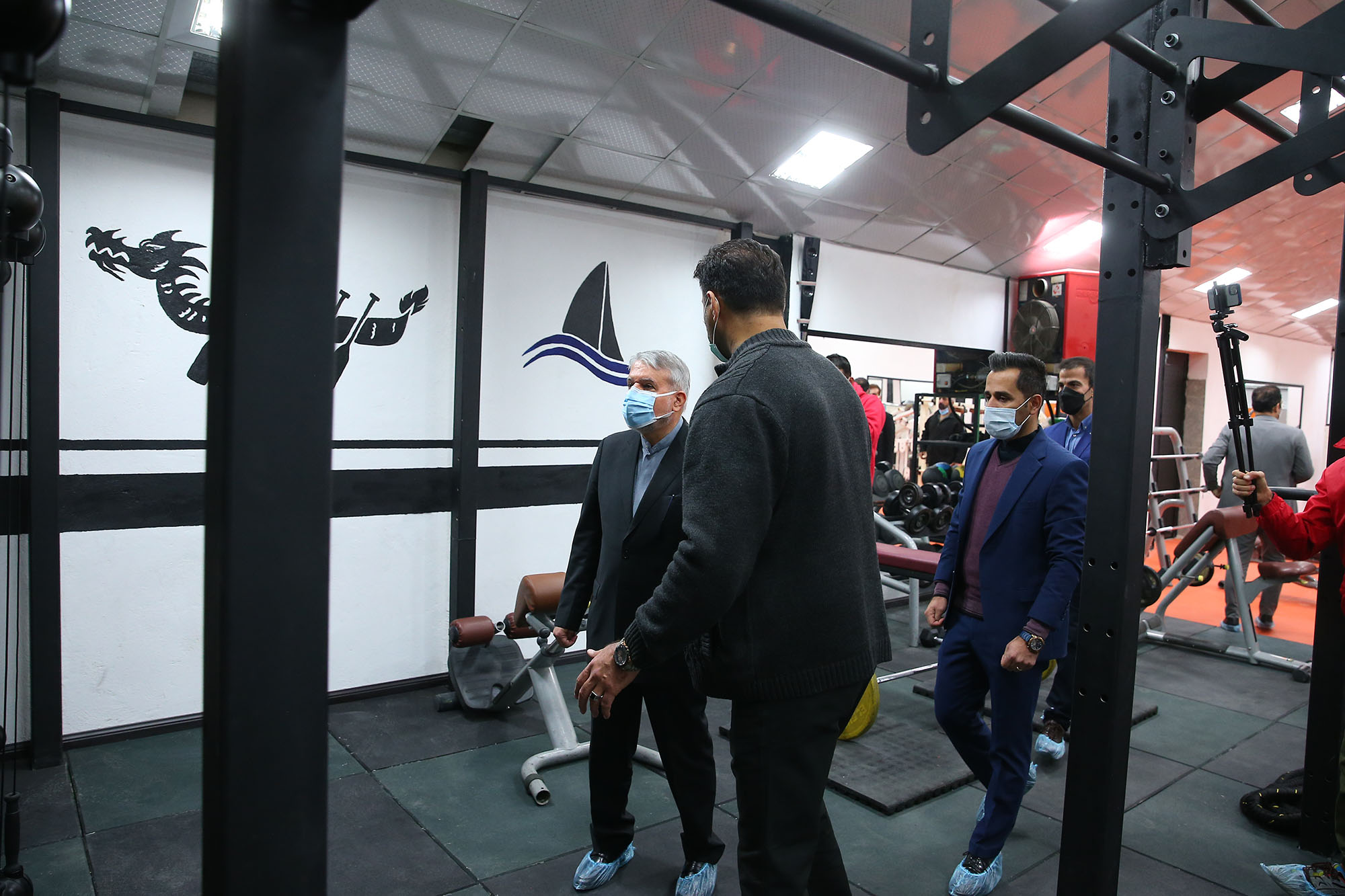 بازدید ریاست کمیته ملی المپیک از اردو تیم ملی قایقرانی و وزنه برداری 4