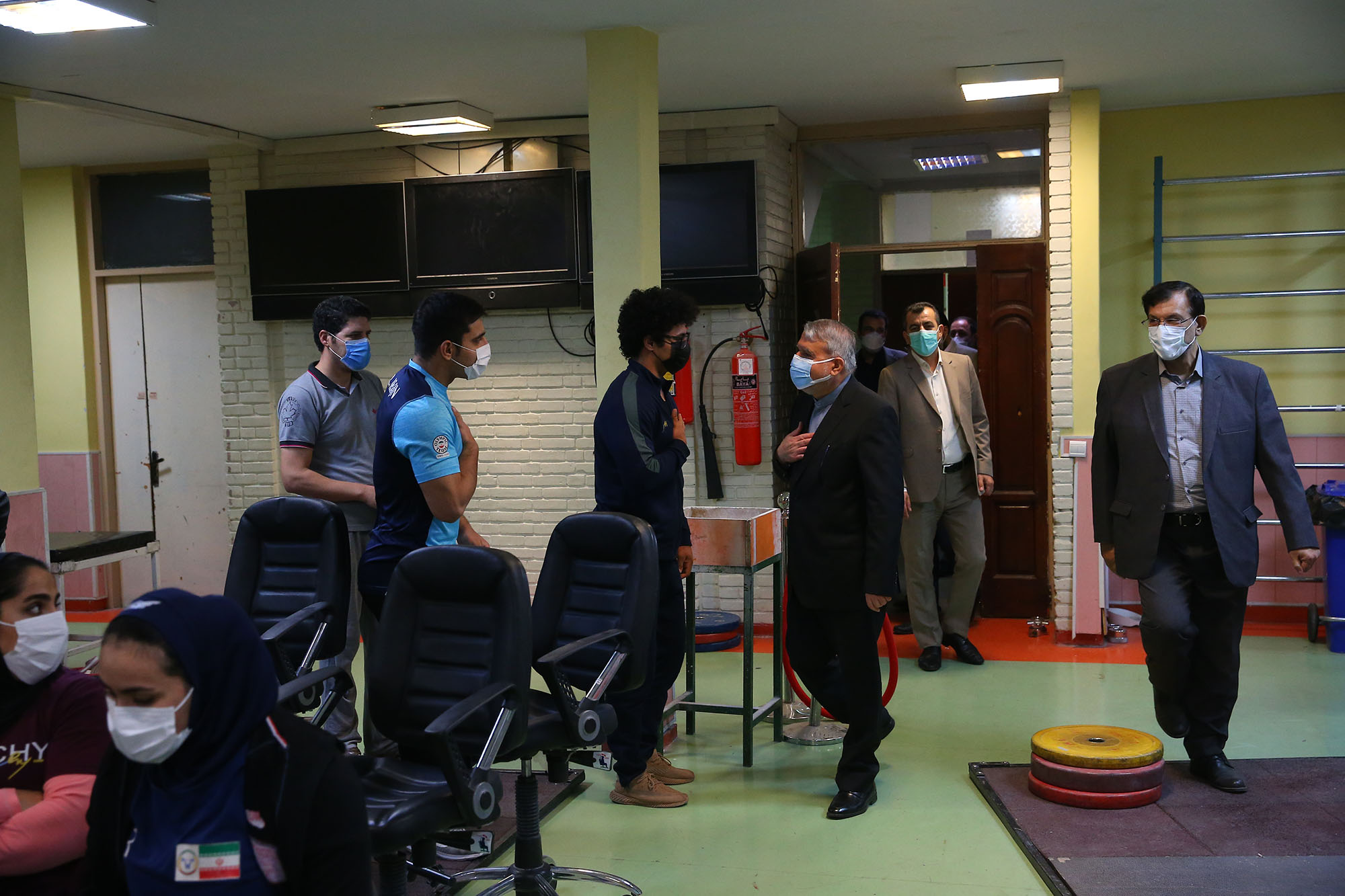 بازدید ریاست کمیته ملی المپیک از اردو تیم ملی قایقرانی و وزنه برداری 5