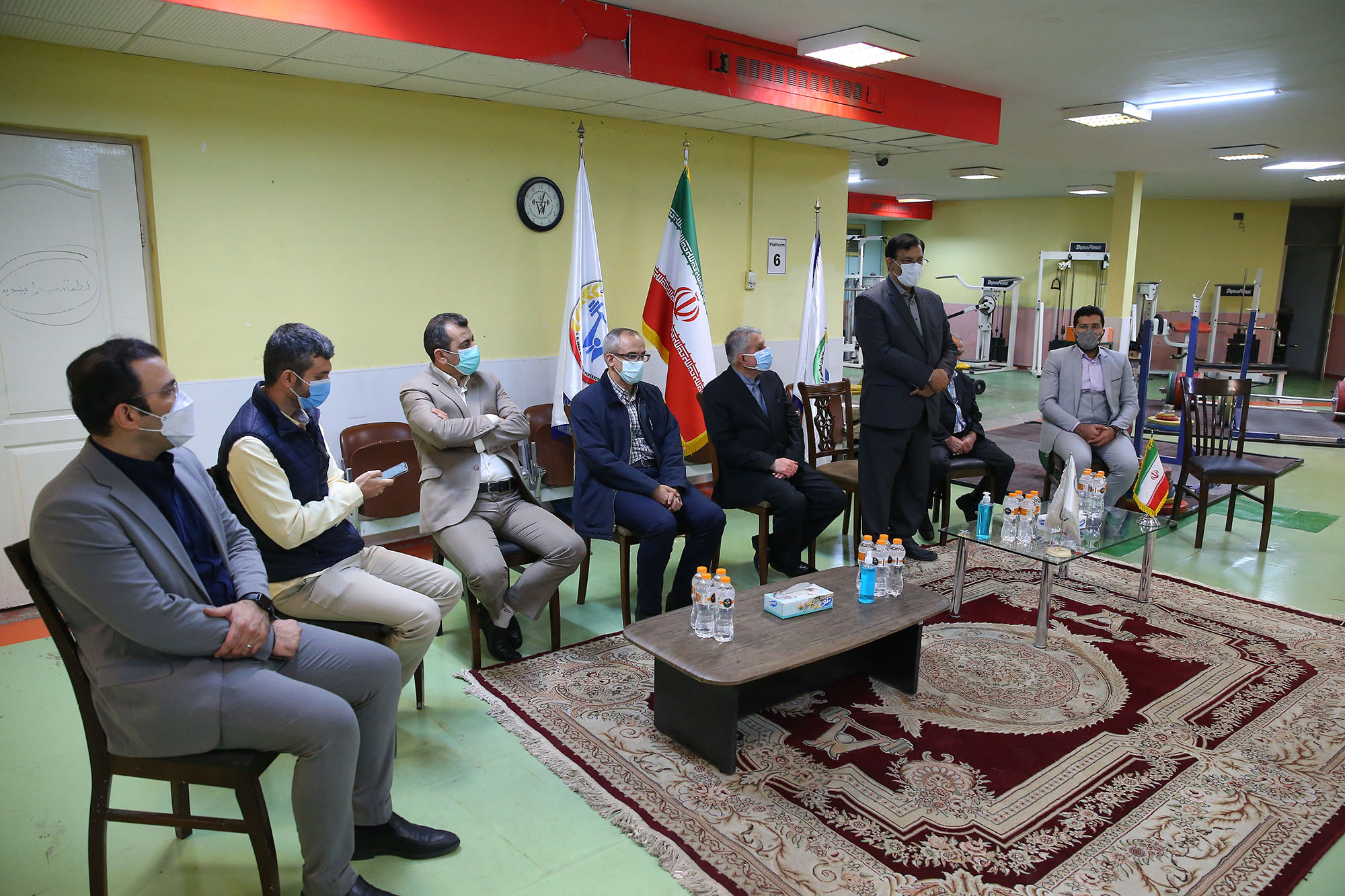 بازدید ریاست کمیته ملی المپیک از اردو تیم ملی قایقرانی و وزنه برداری 6