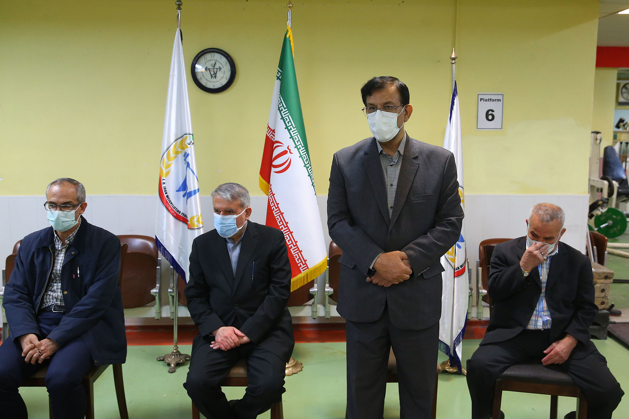 بازدید ریاست کمیته ملی المپیک از اردو تیم ملی قایقرانی و وزنه برداری 7