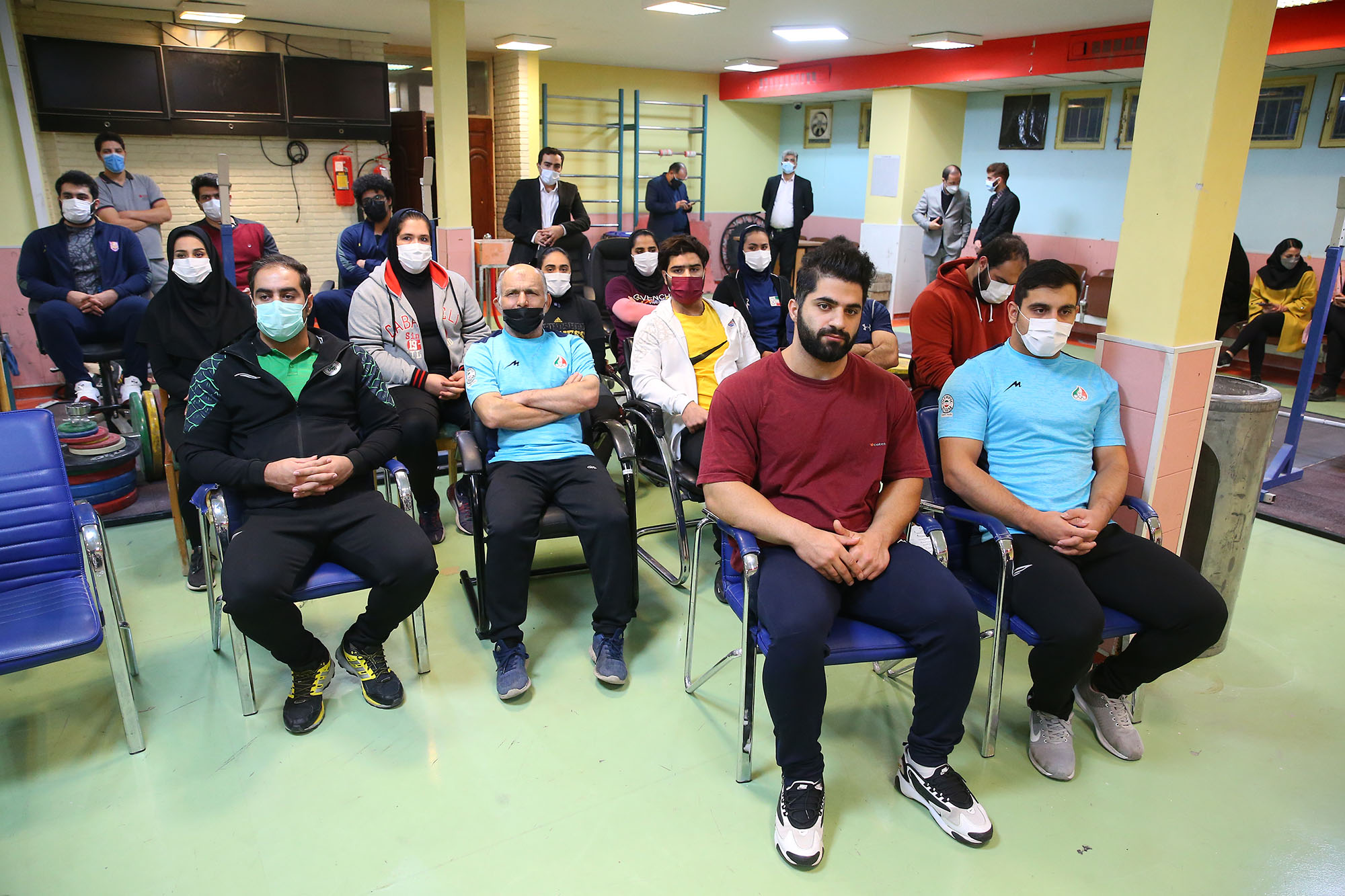 بازدید ریاست کمیته ملی المپیک از اردو تیم ملی قایقرانی و وزنه برداری 8