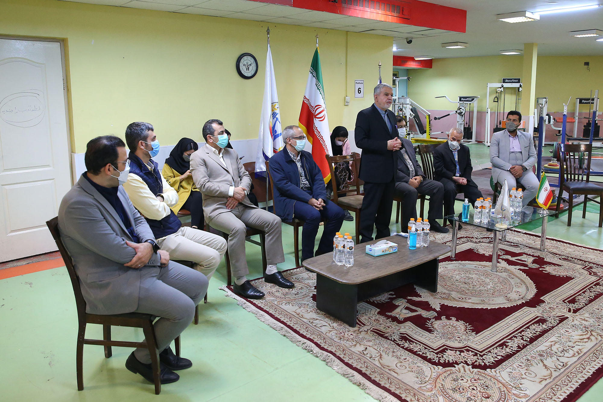 بازدید ریاست کمیته ملی المپیک از اردو تیم ملی قایقرانی و وزنه برداری 11