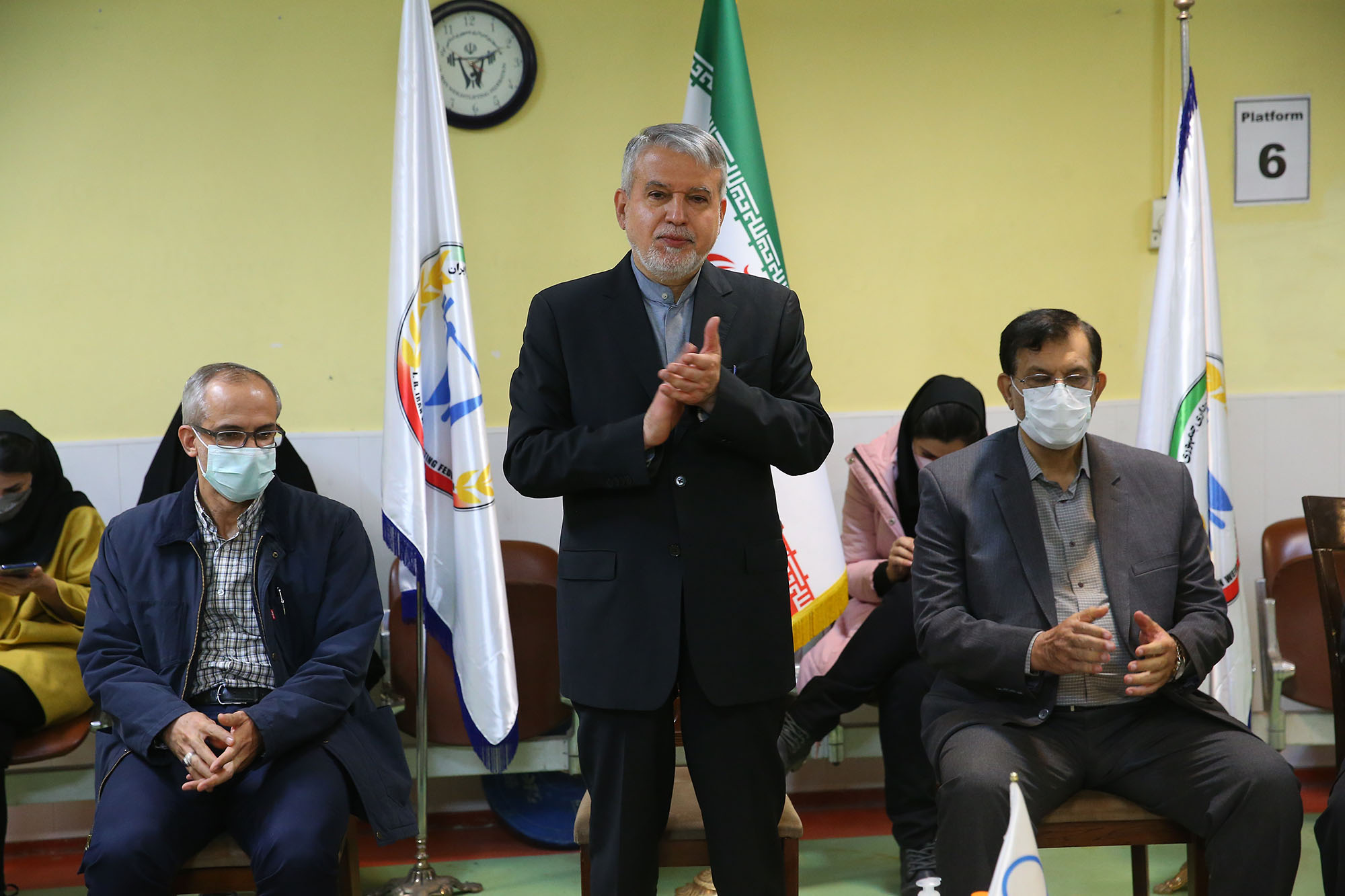 بازدید ریاست کمیته ملی المپیک از اردو تیم ملی قایقرانی و وزنه برداری 13