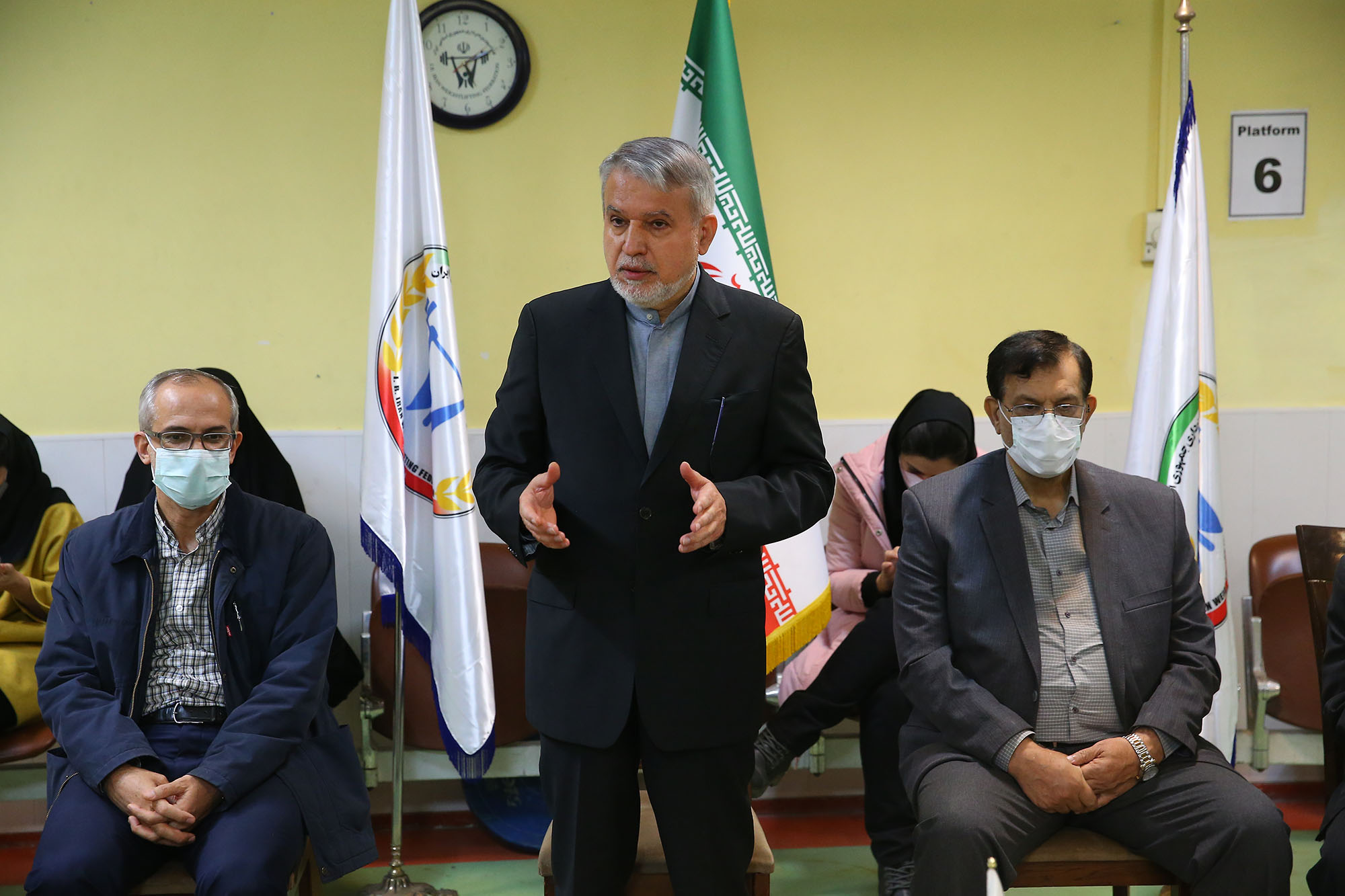 بازدید ریاست کمیته ملی المپیک از اردو تیم ملی قایقرانی و وزنه برداری 14