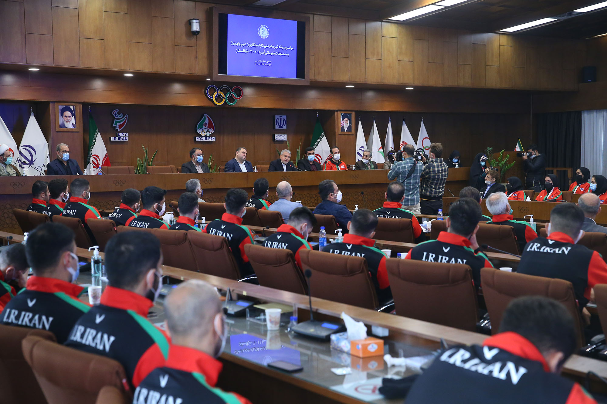 مراسم بدرقه کاروان ورزشی کاراته اعزامی به بازی های آسیایی 3