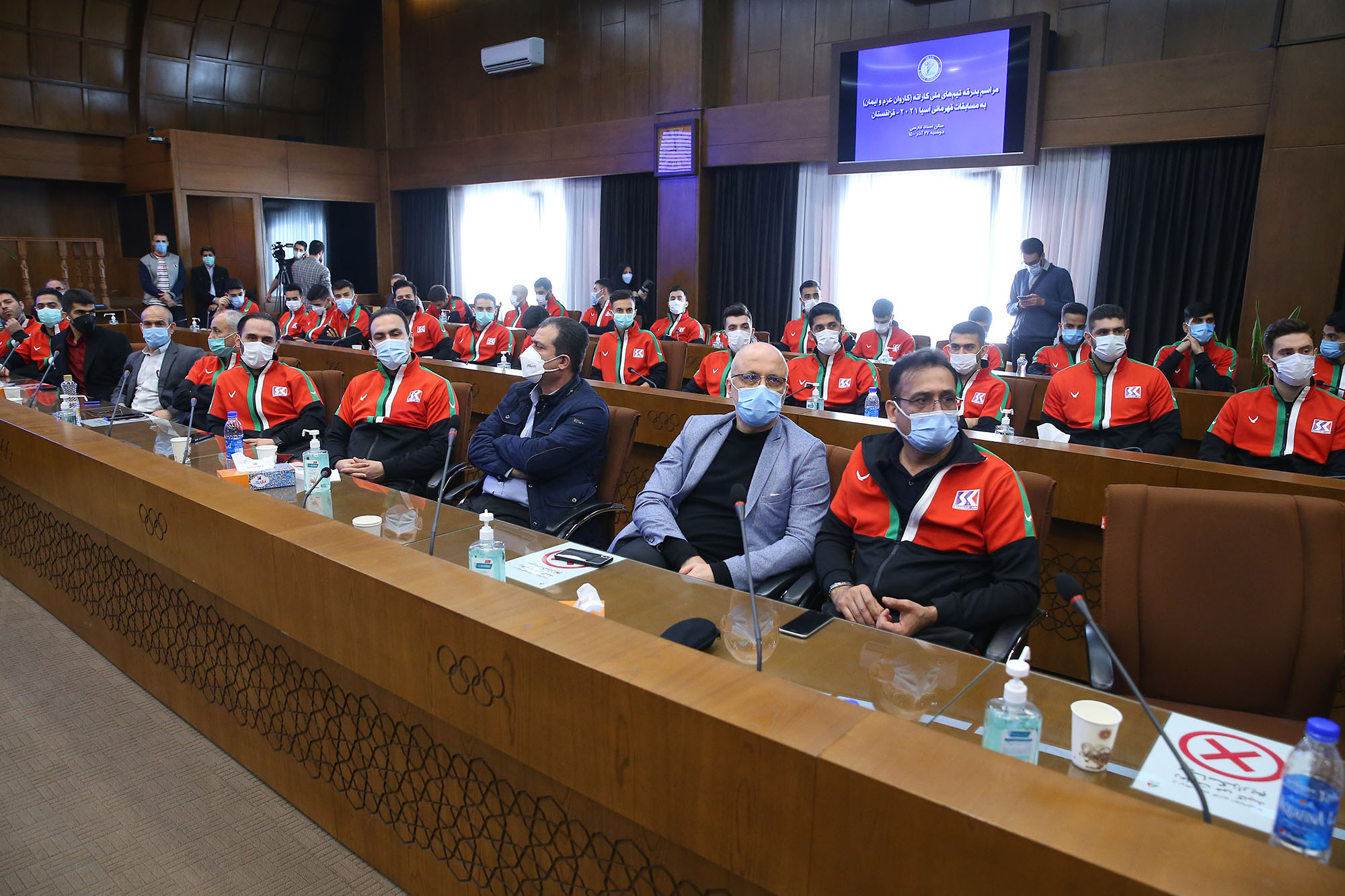 مراسم بدرقه کاروان ورزشی کاراته اعزامی به بازی های آسیایی 8