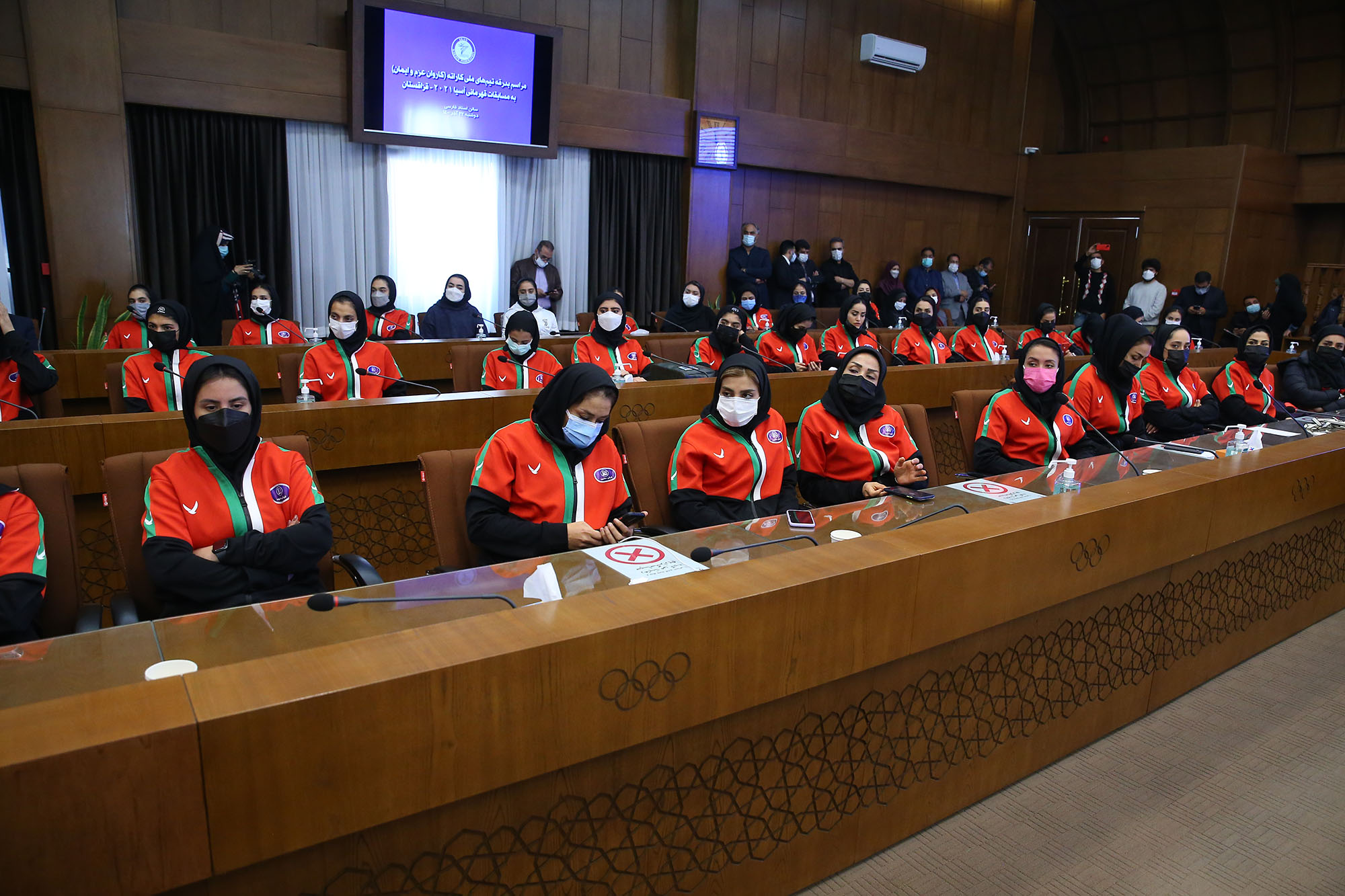 مراسم بدرقه کاروان ورزشی کاراته اعزامی به بازی های آسیایی 9