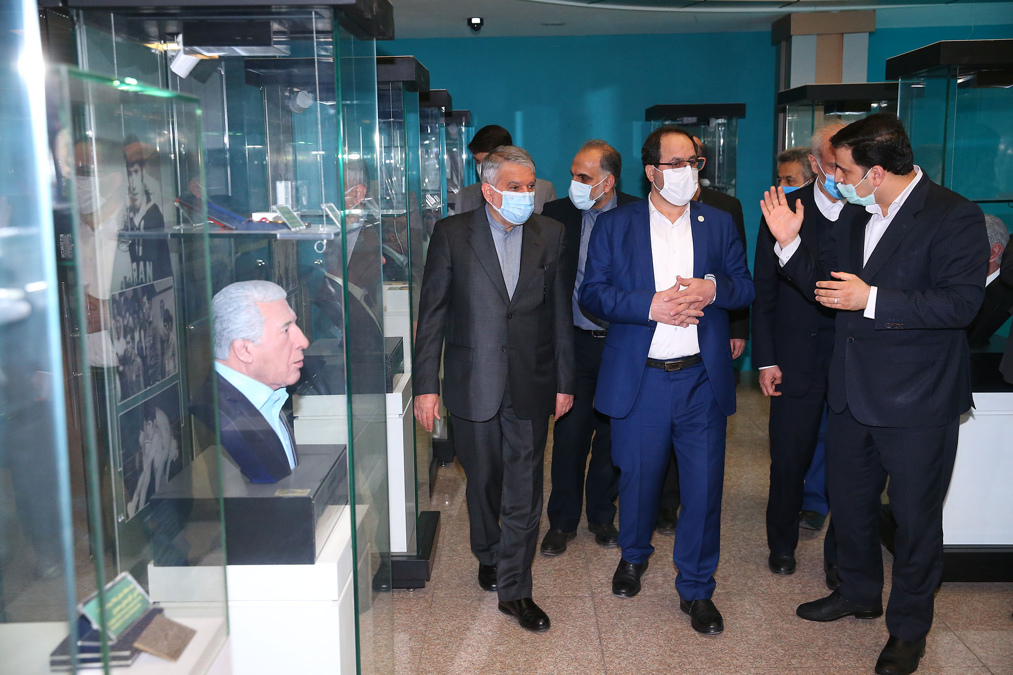 بازدید ریاست دانشگاه تهران از موزه ملی ورزش 2