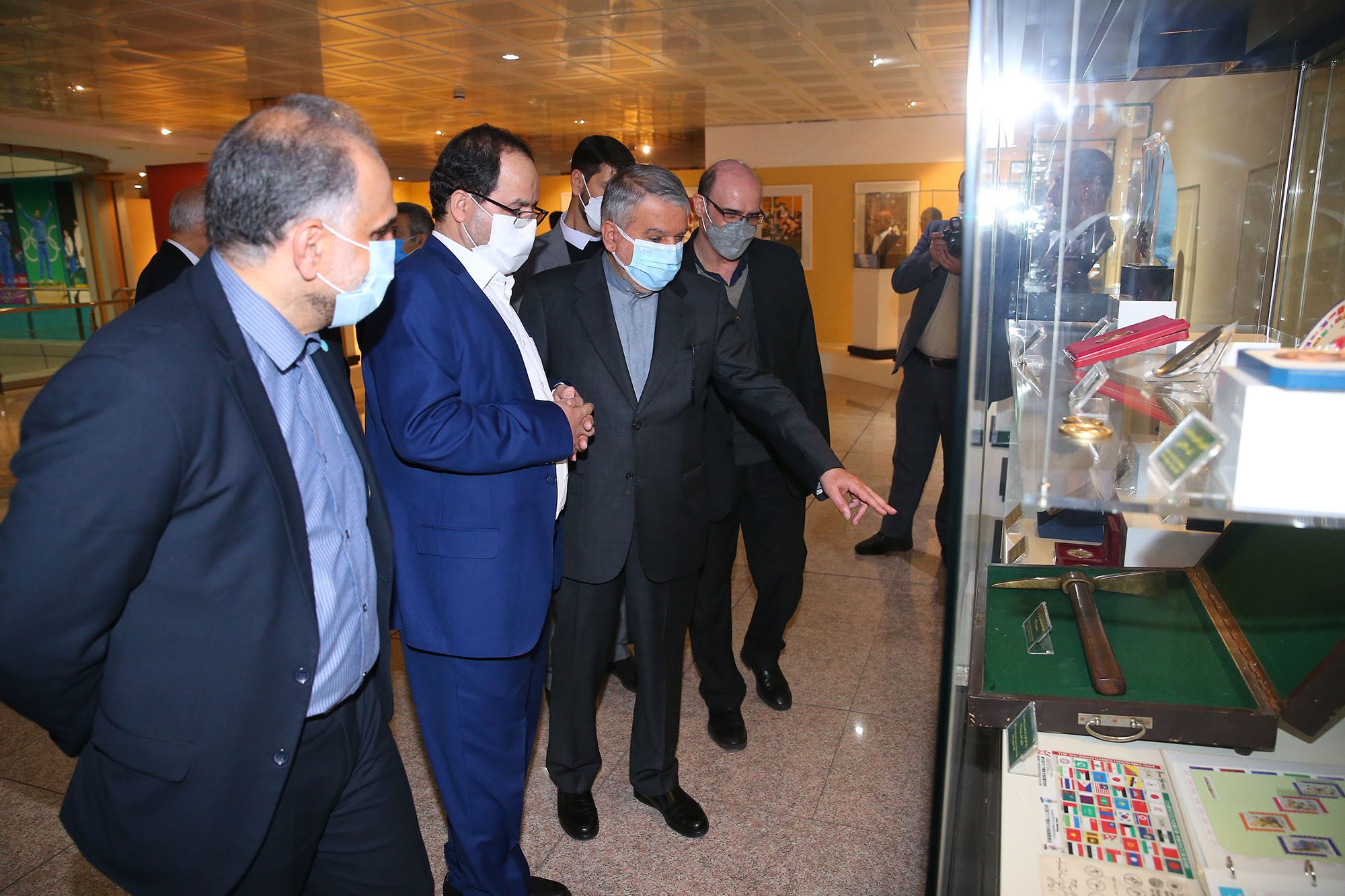 بازدید ریاست دانشگاه تهران از موزه ملی ورزش 8