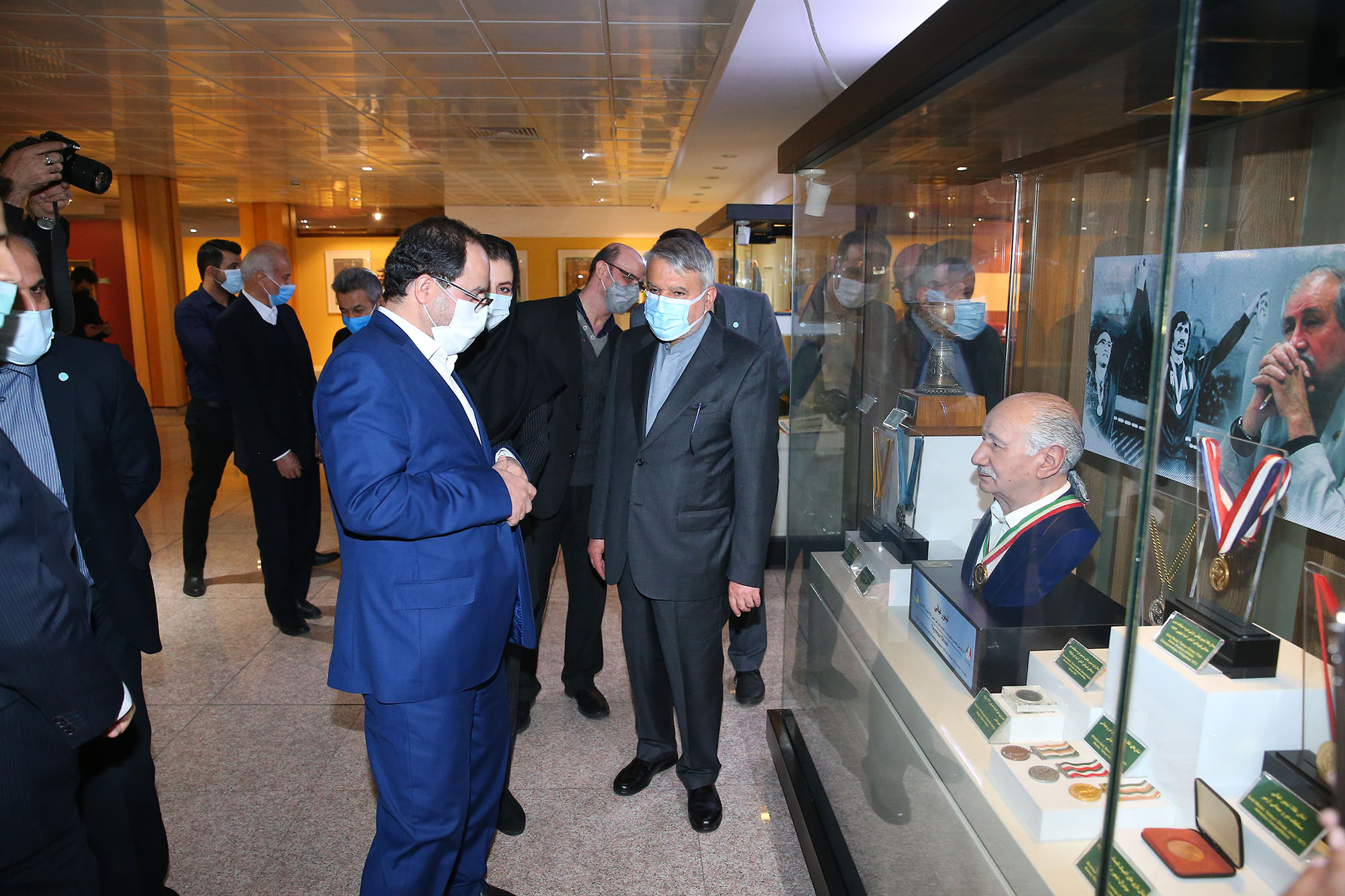 بازدید ریاست دانشگاه تهران از موزه ملی ورزش 10