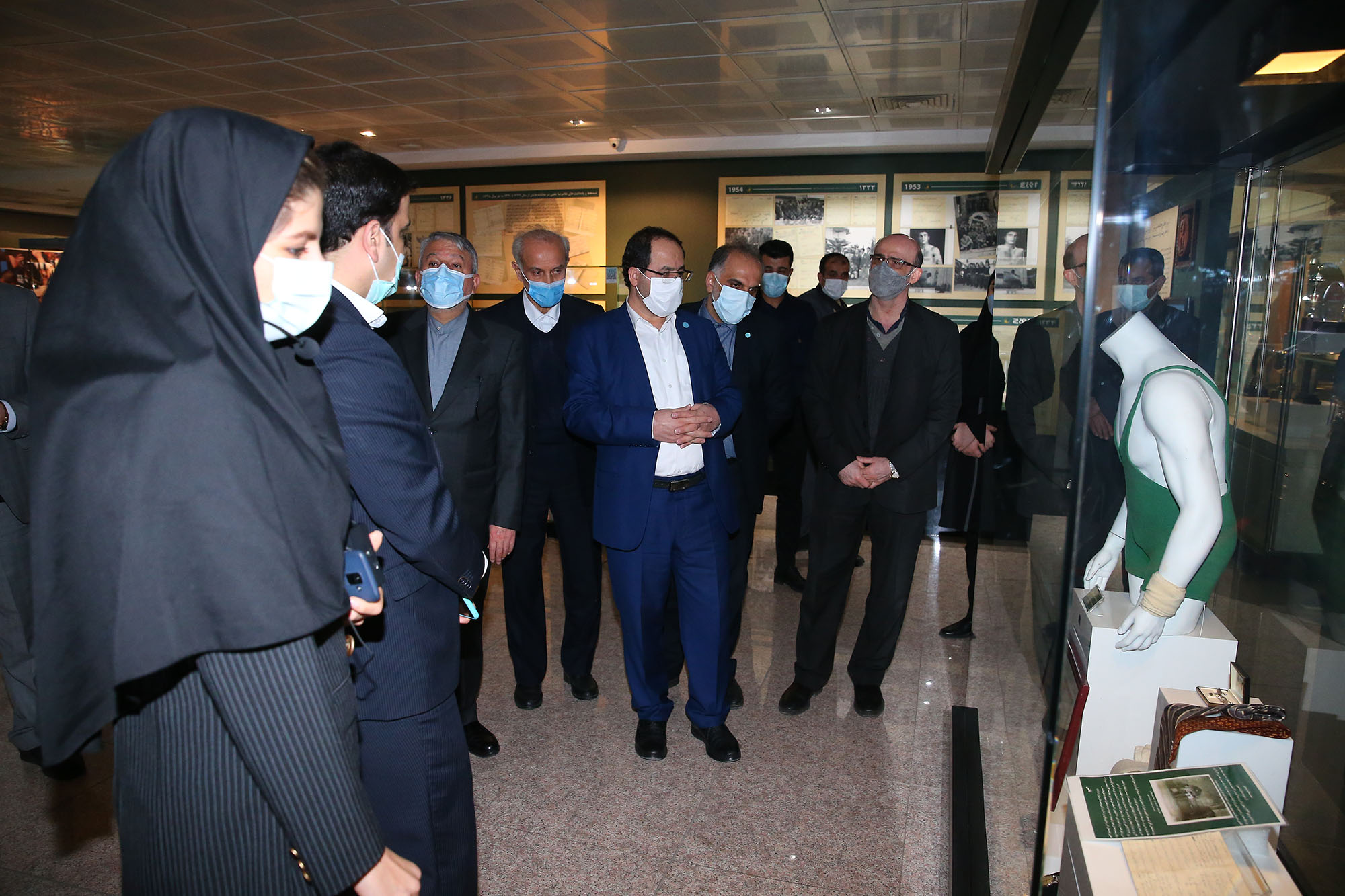 بازدید ریاست دانشگاه تهران از موزه ملی ورزش 13