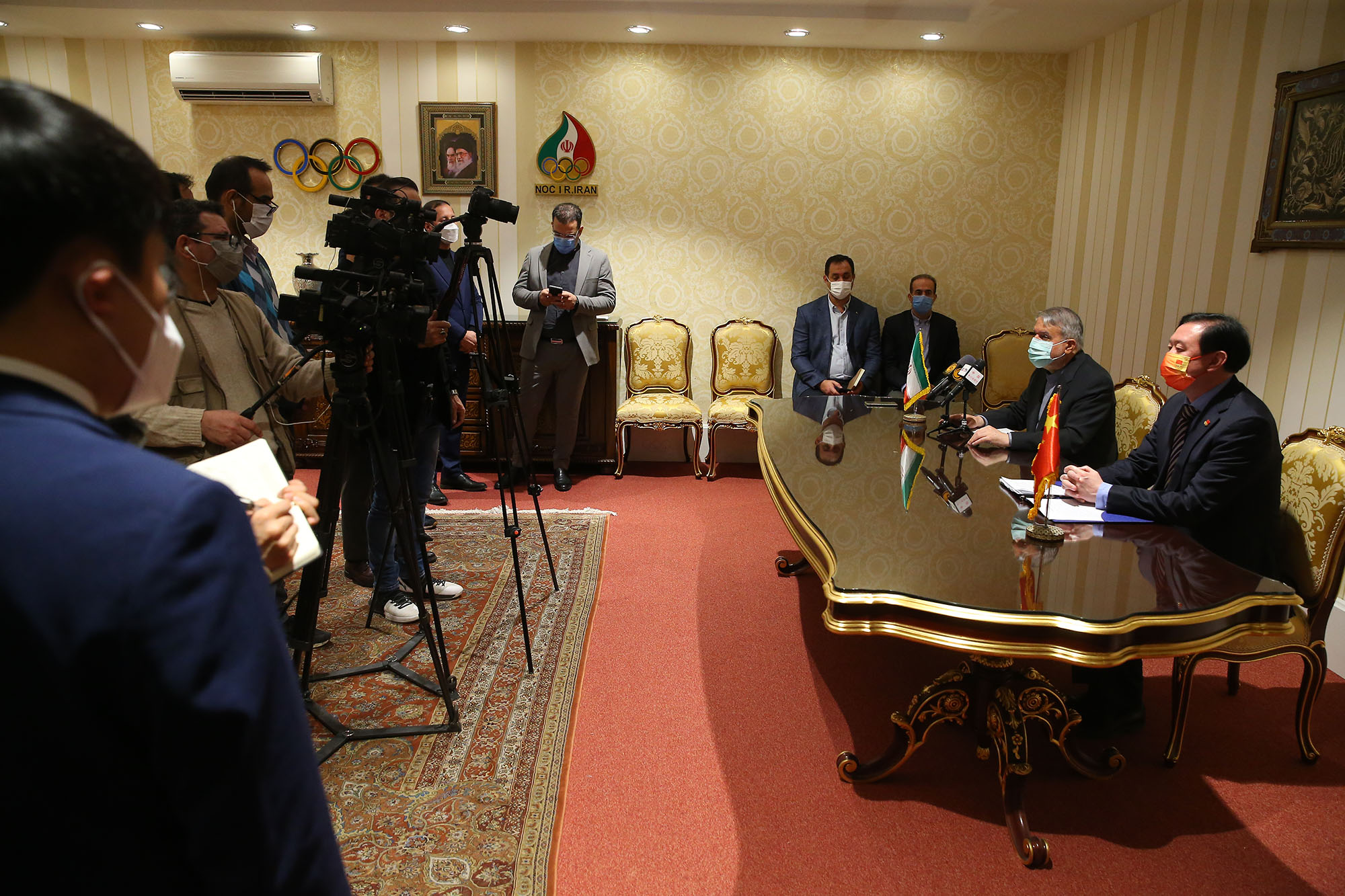 دیدار ریاست کمیته ملی المپیک با سفیر چین در ایران 30