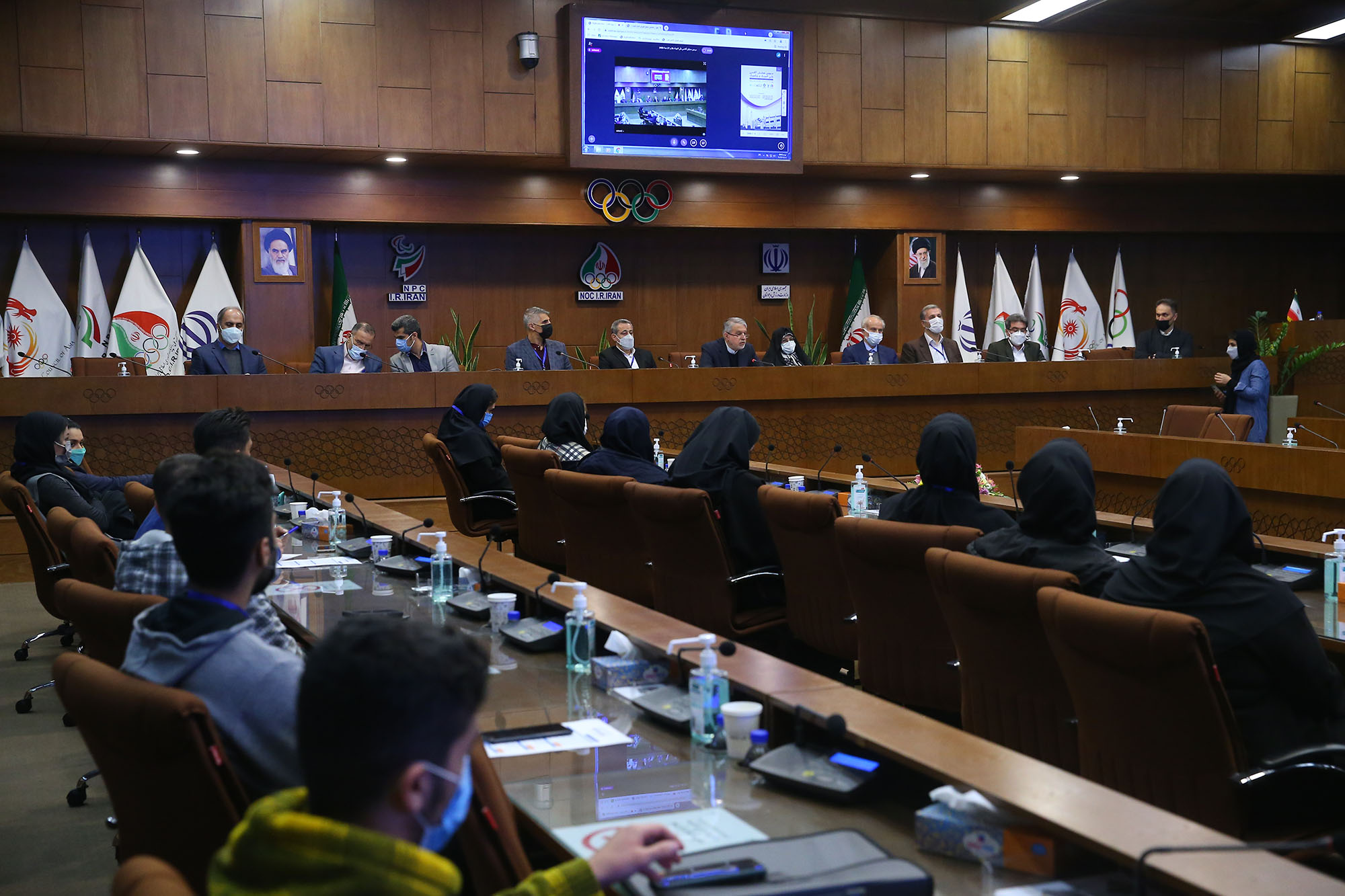 مراسم افتتاحیه همایش آکادمی ملی المپیک 13