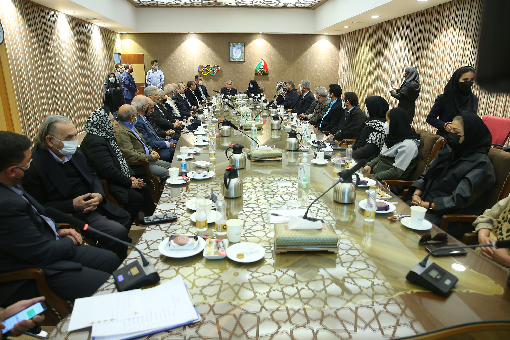 تقدیر از پیشکسوتان تنیس ورزش کشور 5