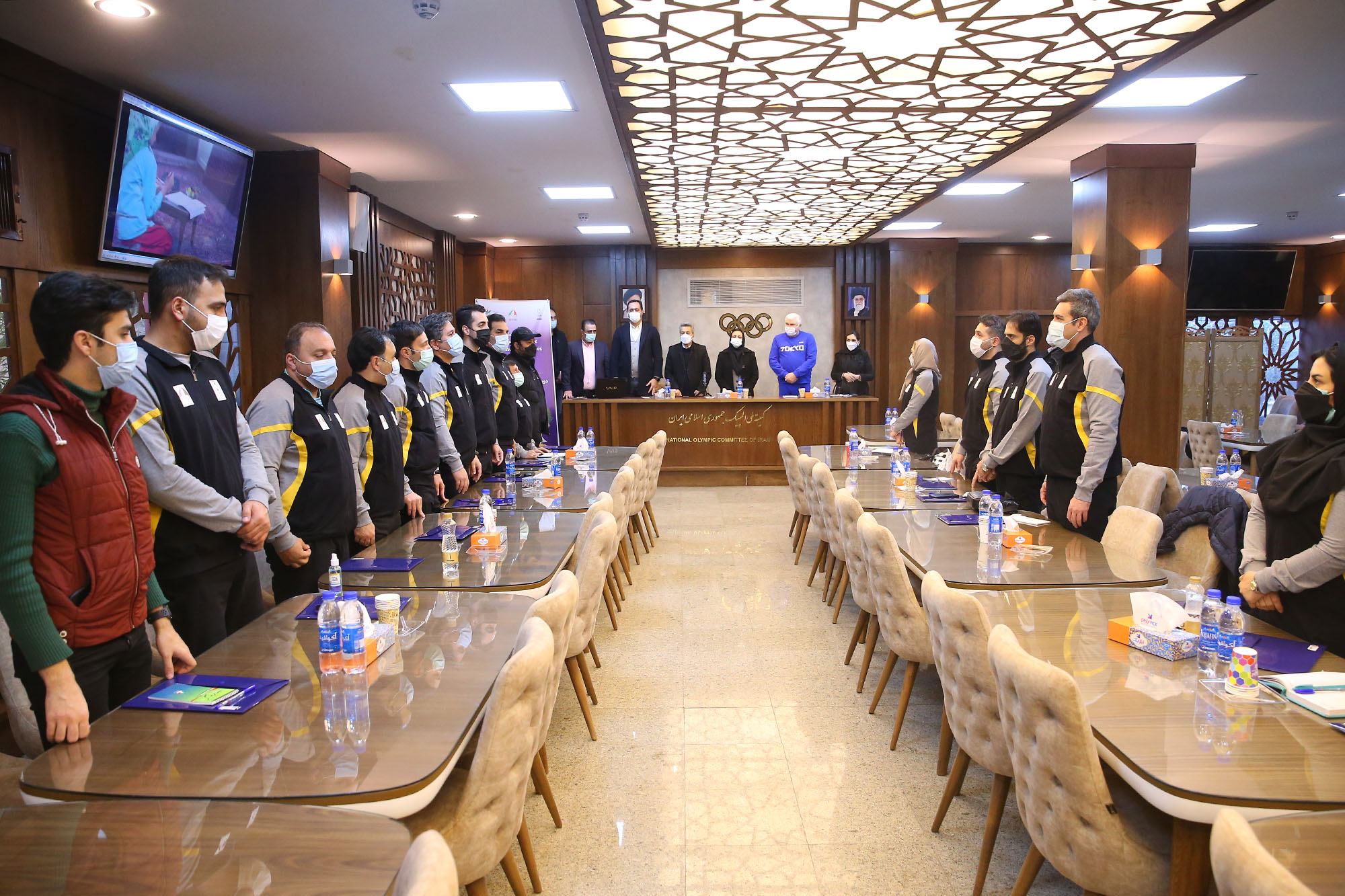 مراسم افتتاح دوره شمشیربازی المپیک سولیداریتی 1