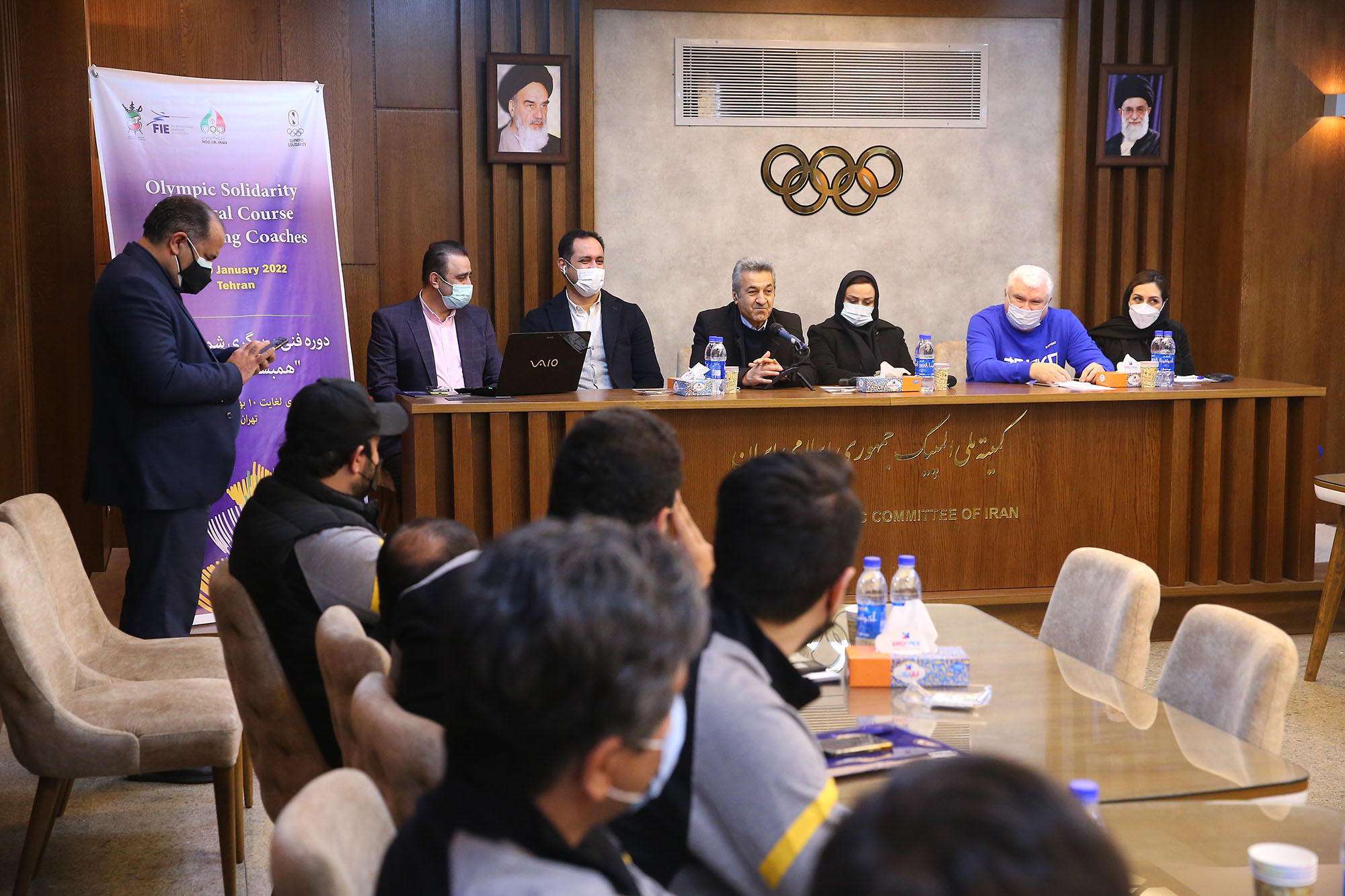 مراسم افتتاح دوره شمشیربازی المپیک سولیداریتی 4