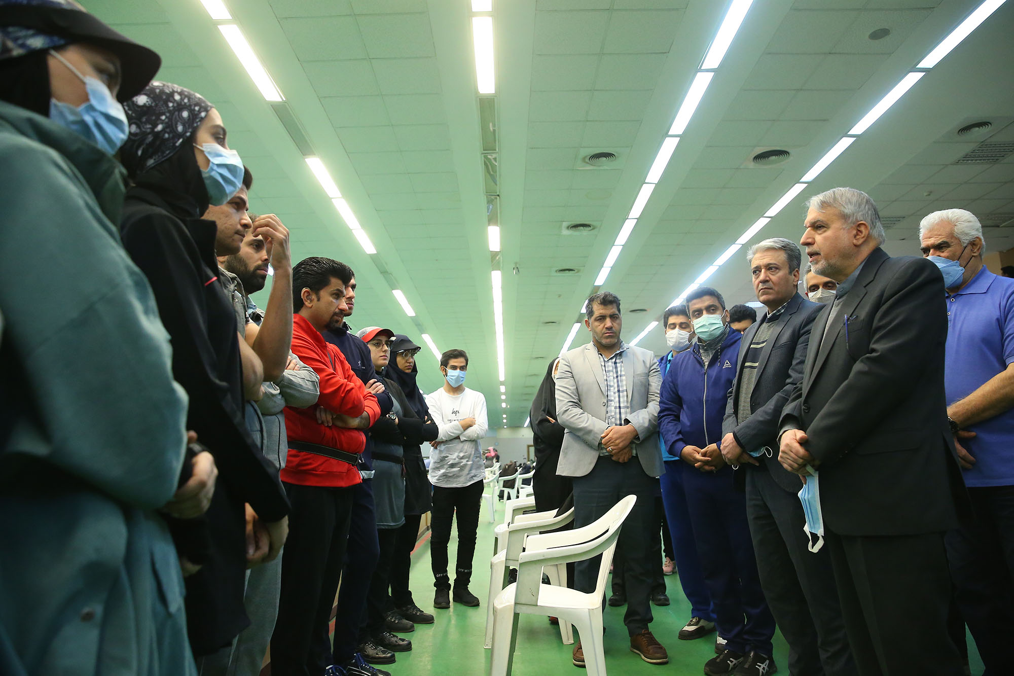 بازدید ریاست کمیته ملی المپیک از فدراسیون های تیراندازی و کشتی  4