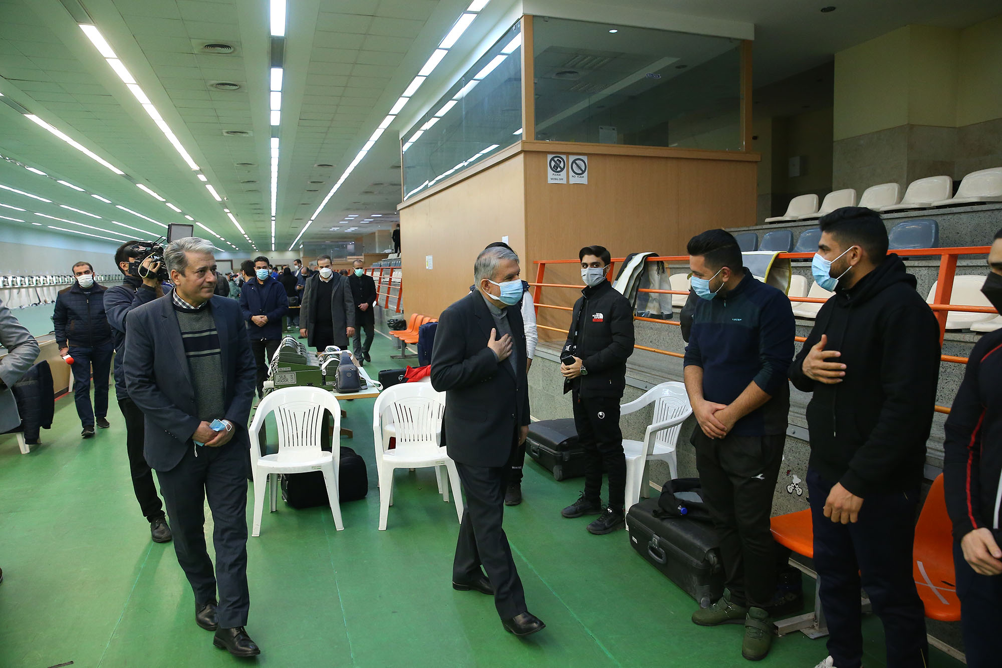 بازدید ریاست کمیته ملی المپیک از فدراسیون های تیراندازی و کشتی  6