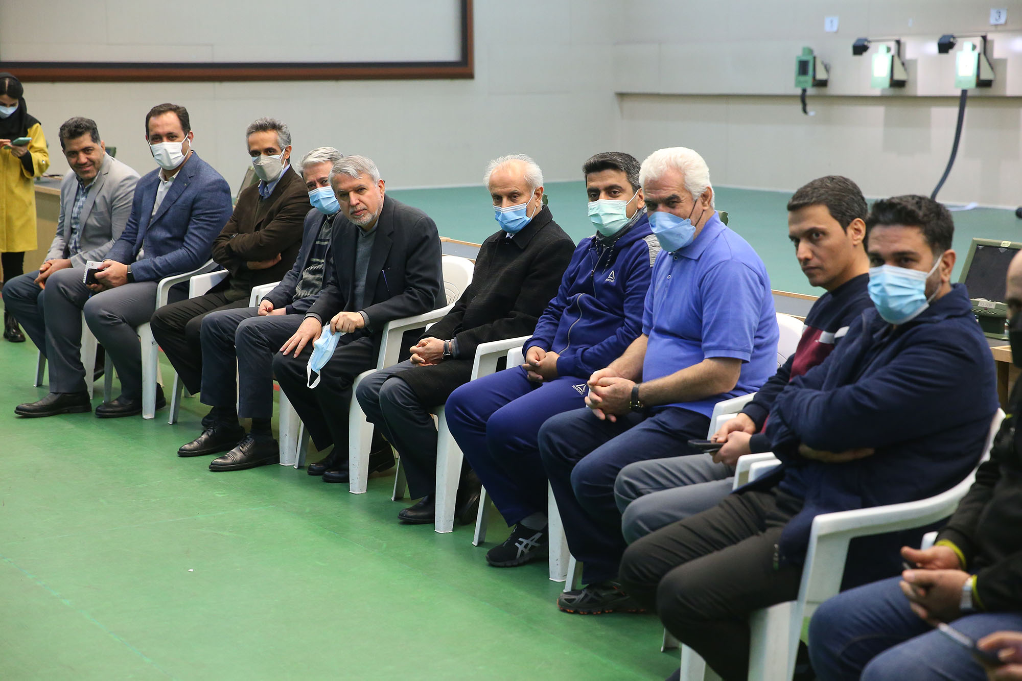 بازدید ریاست کمیته ملی المپیک از فدراسیون های تیراندازی و کشتی  9