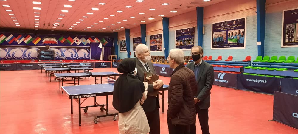 دیدار روسای فدراسیون تنیس روی میز ایران و عراق