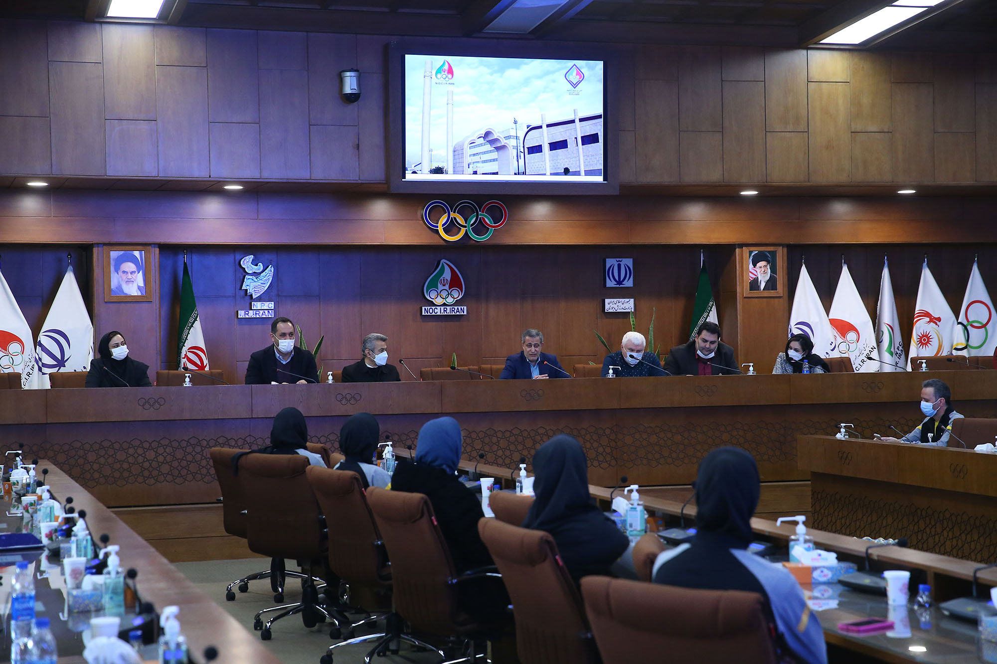 مراسم اختتامیه دوره همبستگی المپیک شمشیربازی 5