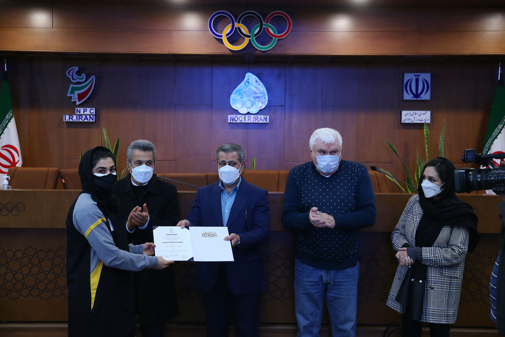 مراسم اختتامیه دوره همبستگی المپیک شمشیربازی 6