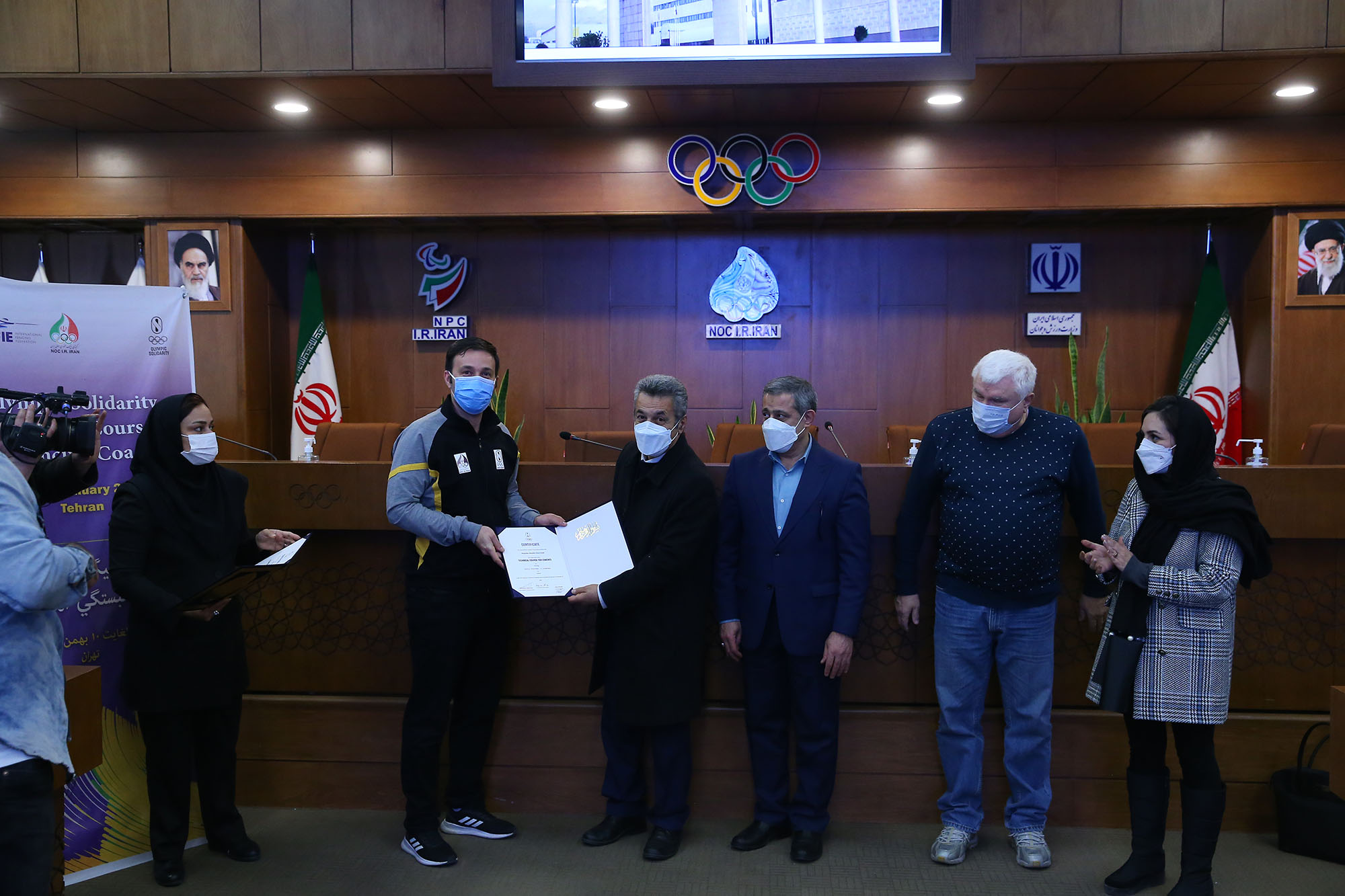 مراسم اختتامیه دوره همبستگی المپیک شمشیربازی 7