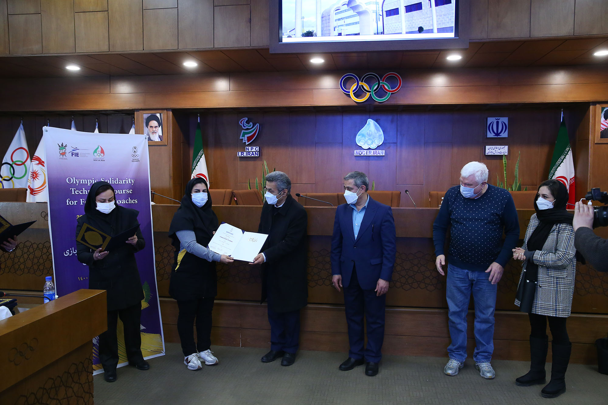 مراسم اختتامیه دوره همبستگی المپیک شمشیربازی 10