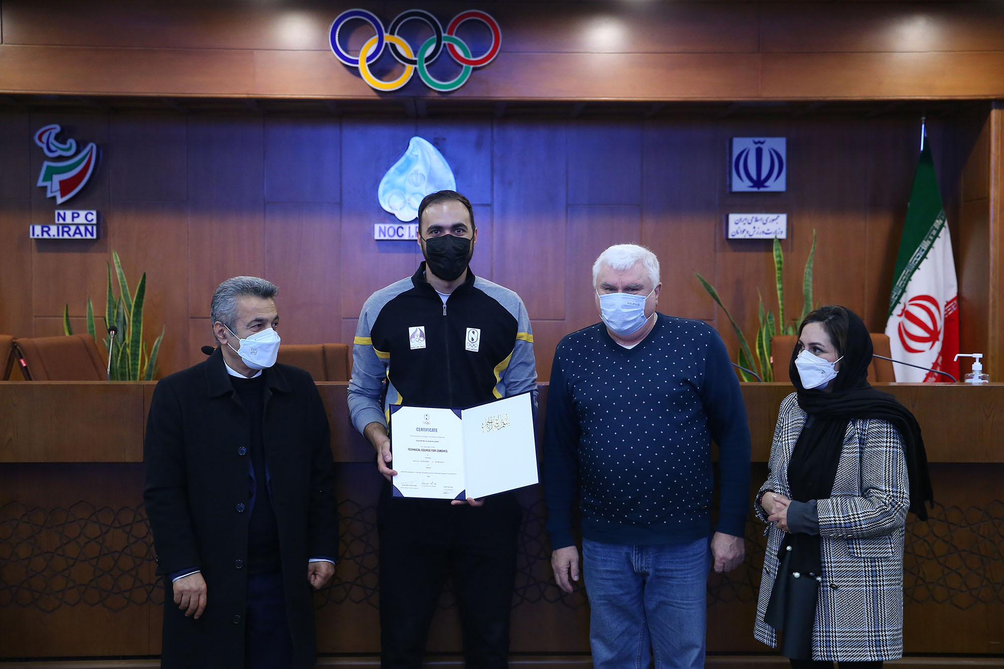 مراسم اختتامیه دوره همبستگی المپیک شمشیربازی 11