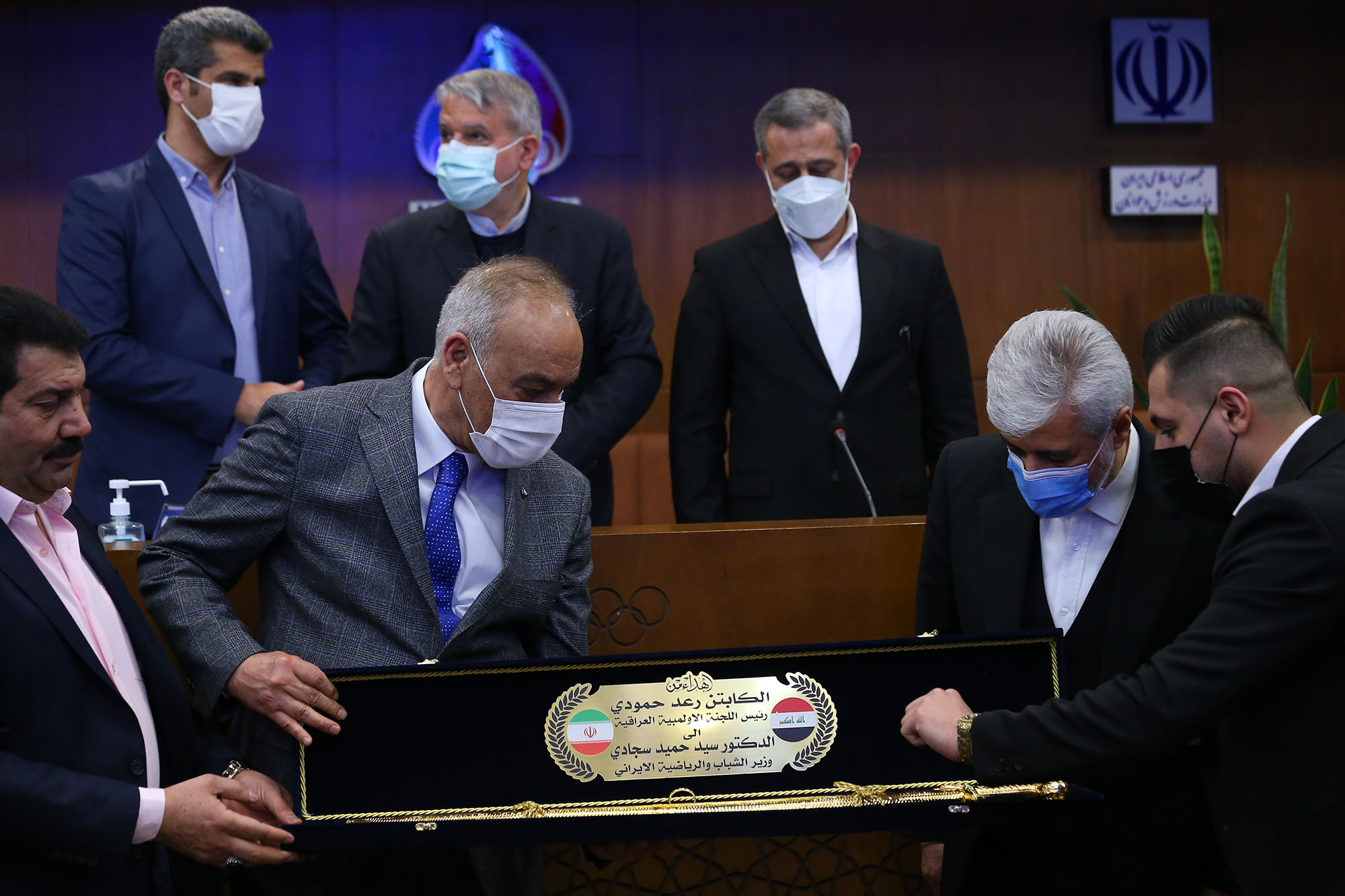 دیدارهای ریاست کمیته ملی المپیک در کشور عراق 77