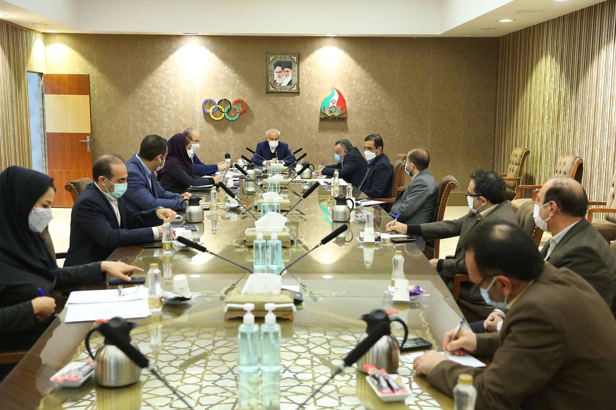 جلسات سرپرست کاروان بازی های کشورهای اسلامی با فدراسیون ها 9