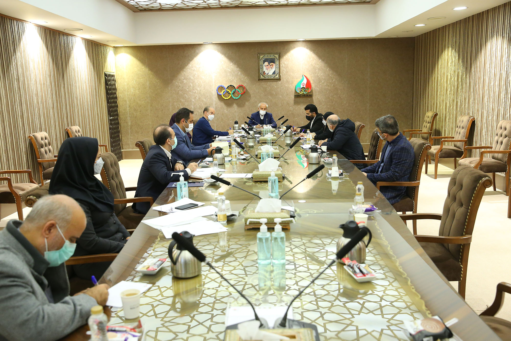 جلسات سرپرست کاروان بازی های کشورهای اسلامی با فدراسیون ها 14