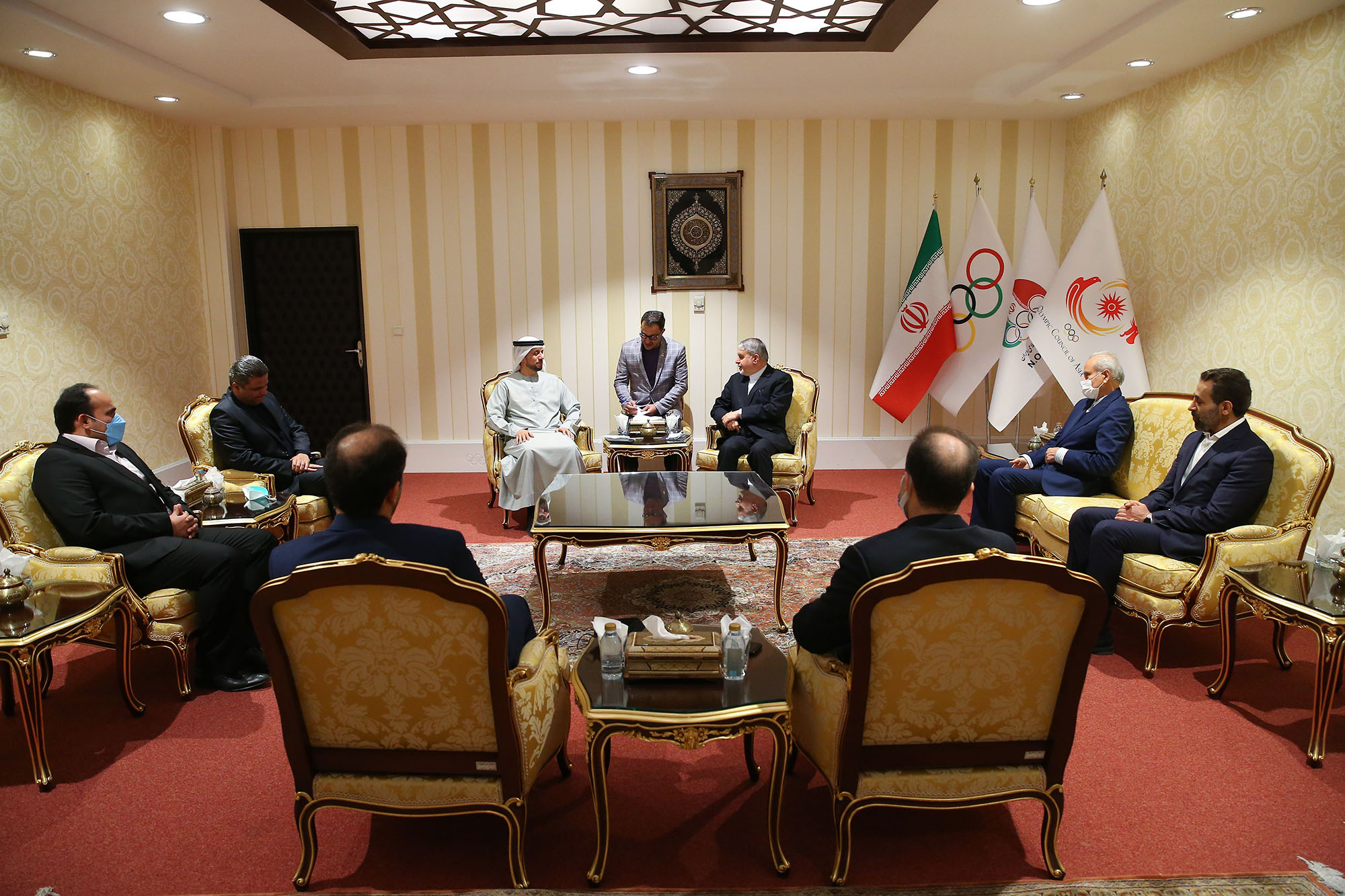 دیدار ریاست کمیته ملی المپیک با رییس کنفدراسیون راگبی آسیا 1